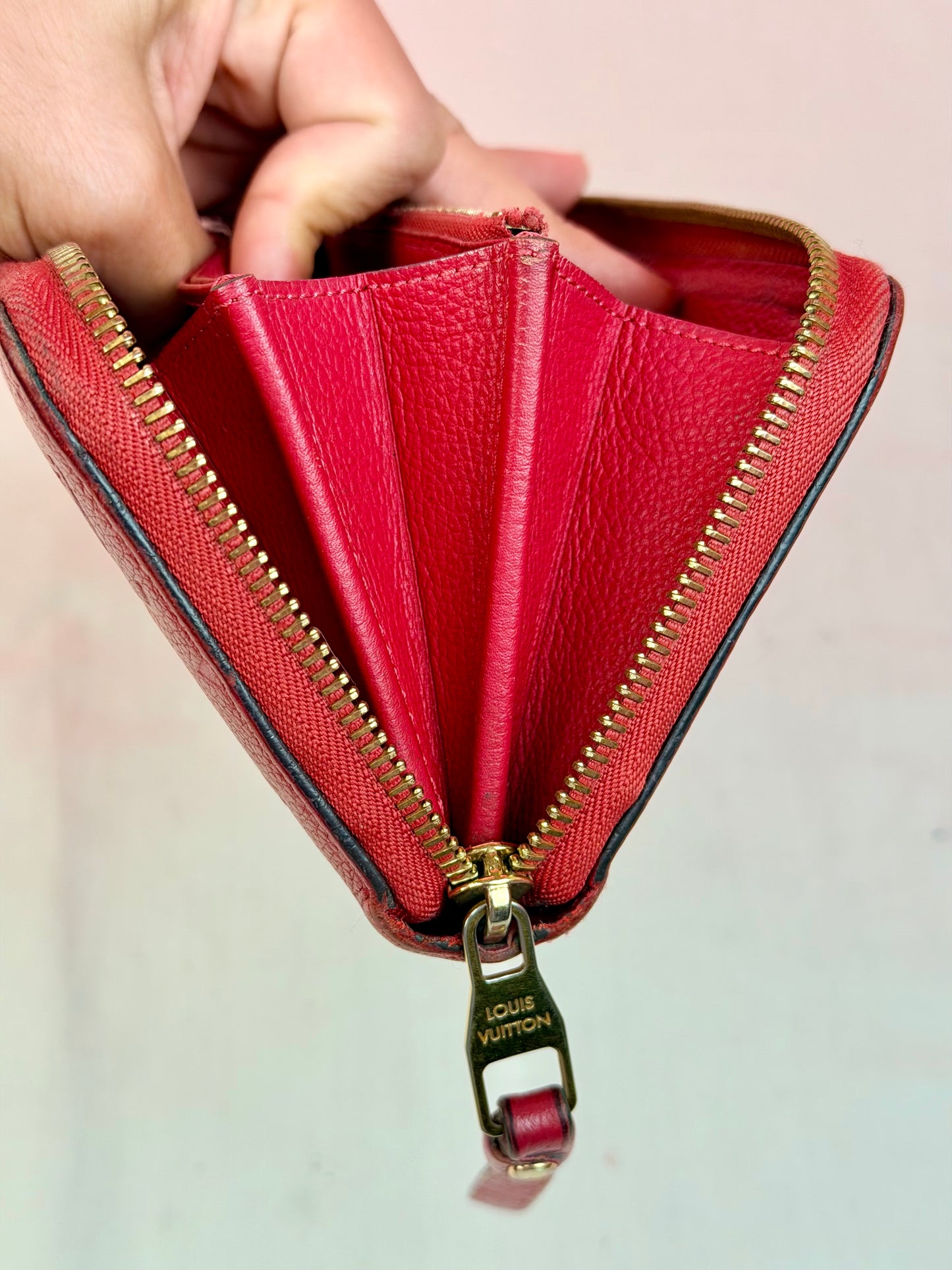 Hot Pink Emprinte Zippy Wallet