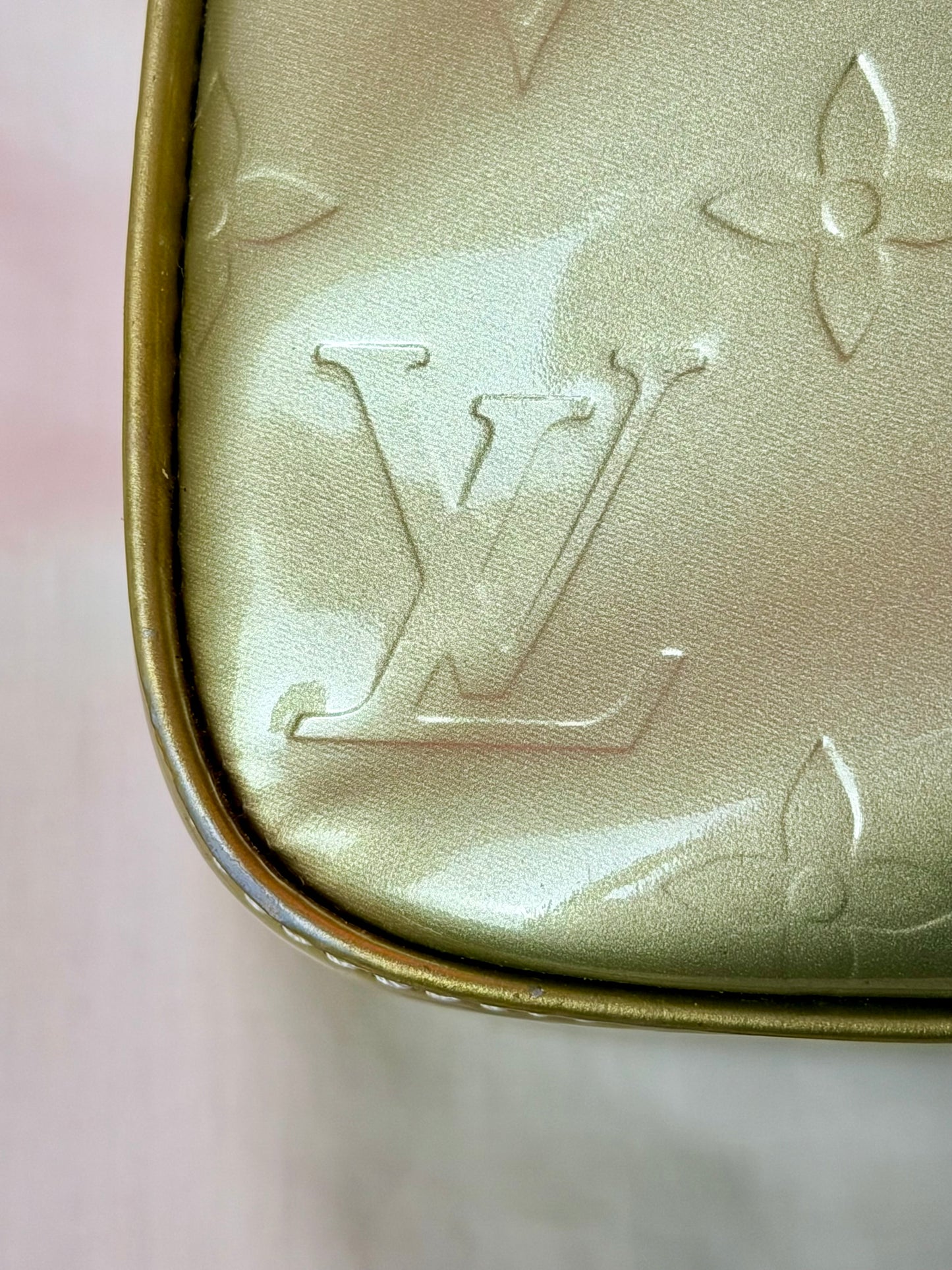 Colombus Tote in Green Vernis