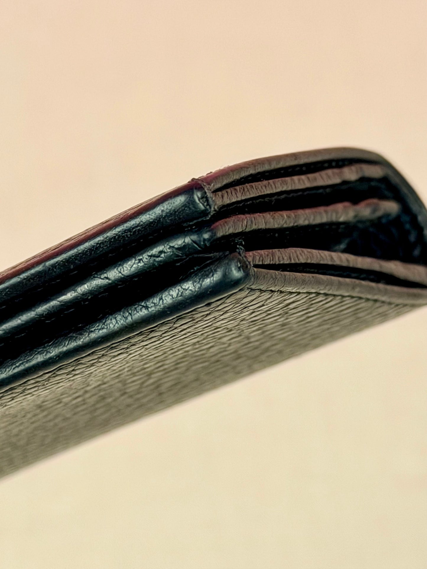 Black Gucci Compact Wallet