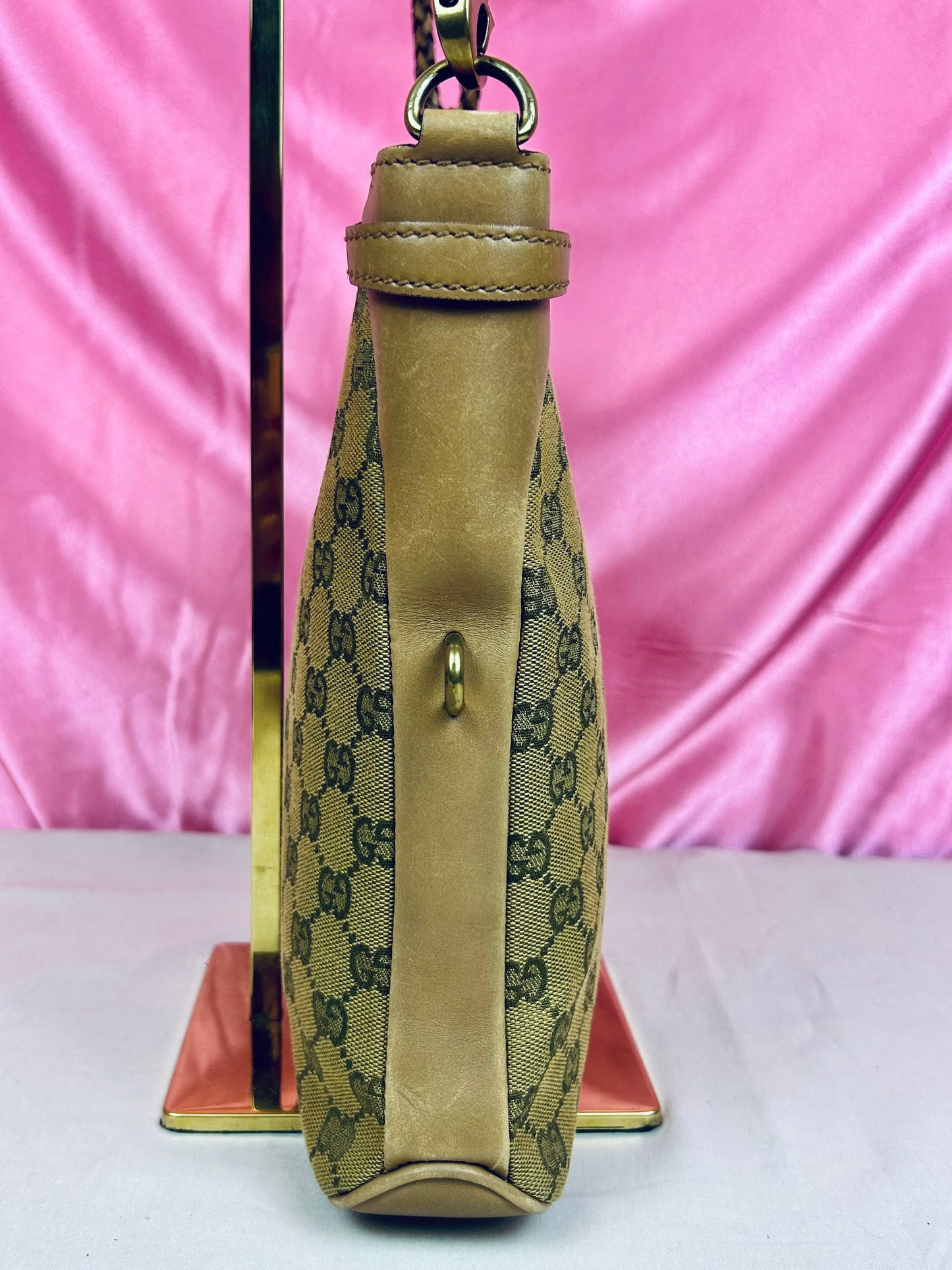 Braided Gucci Shoulder Bag