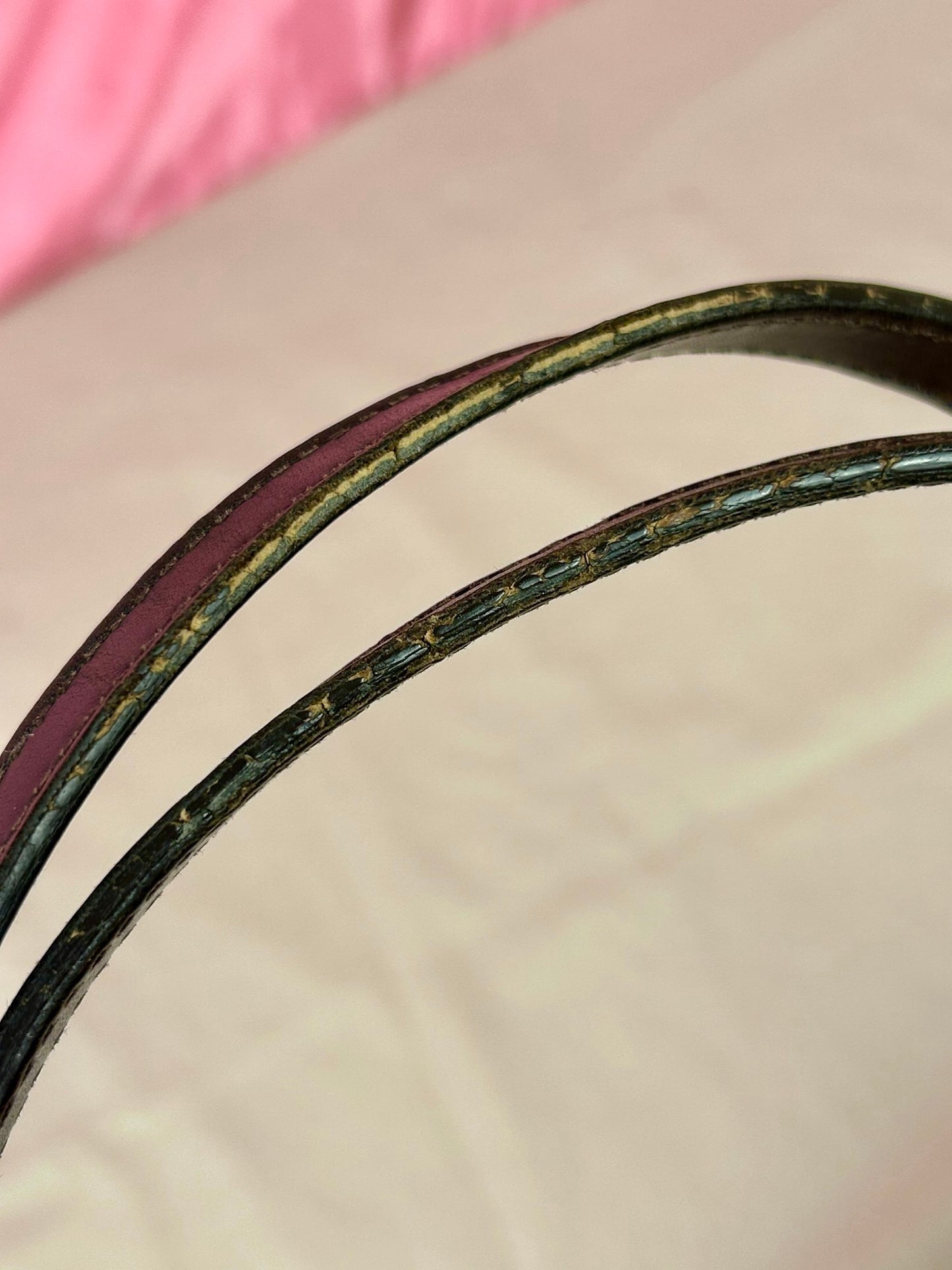 Brown and Linen Gucci Tote and Pouch