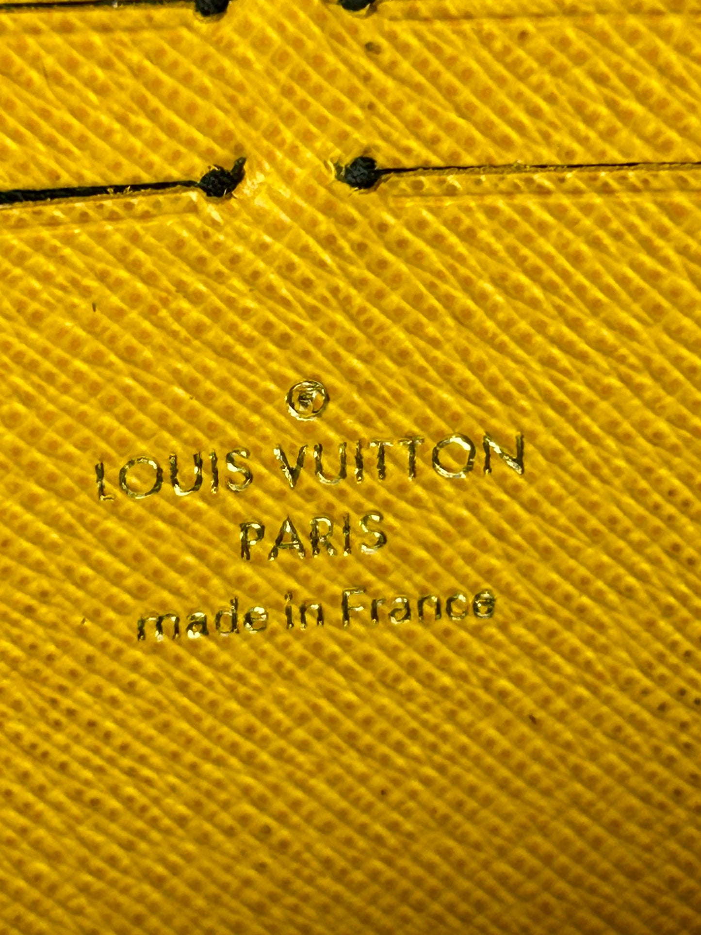 Louis Vuitton Clemence Wallet Monogram/Yellow