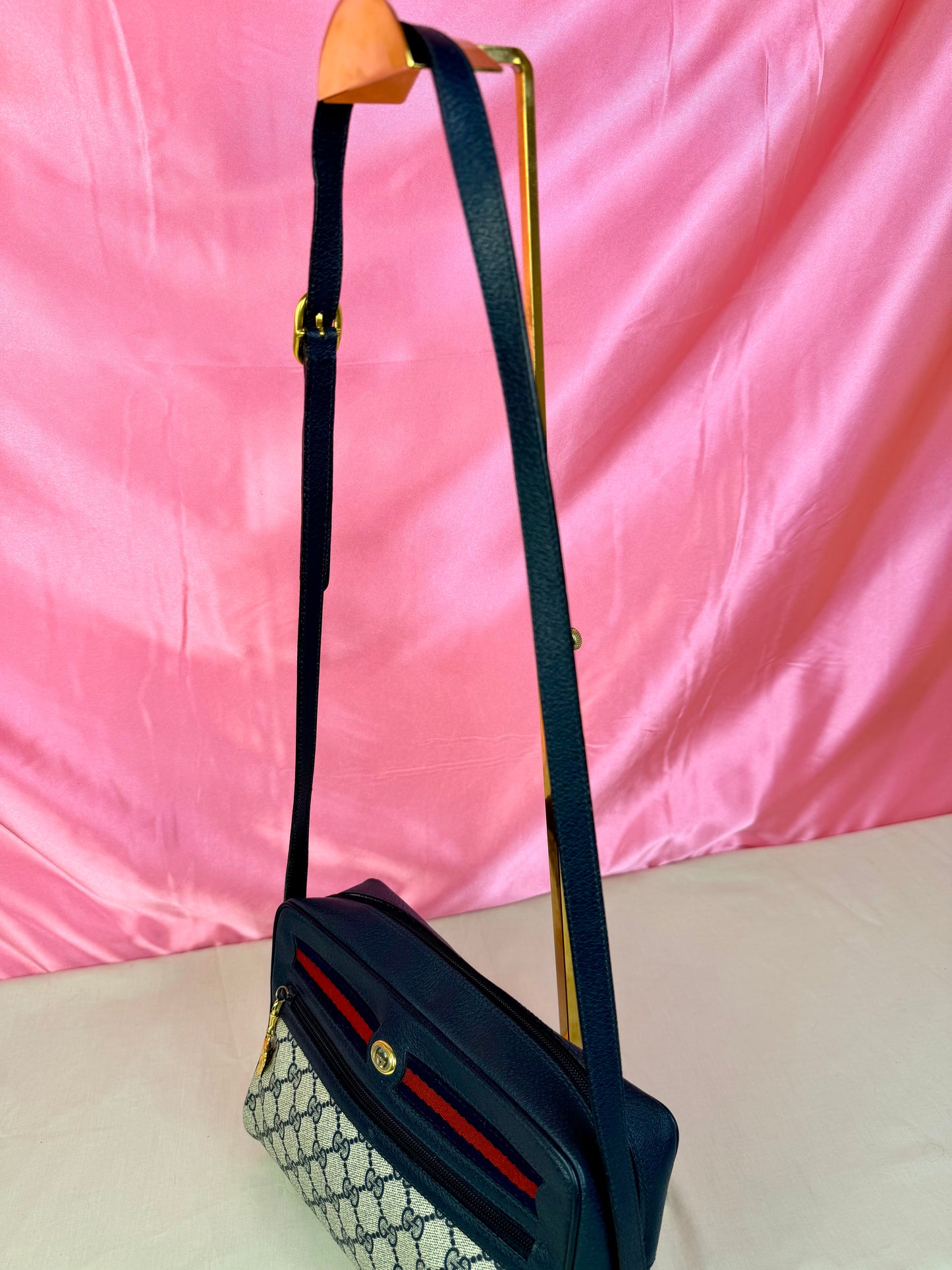 Navy Rectangular Sherry Line