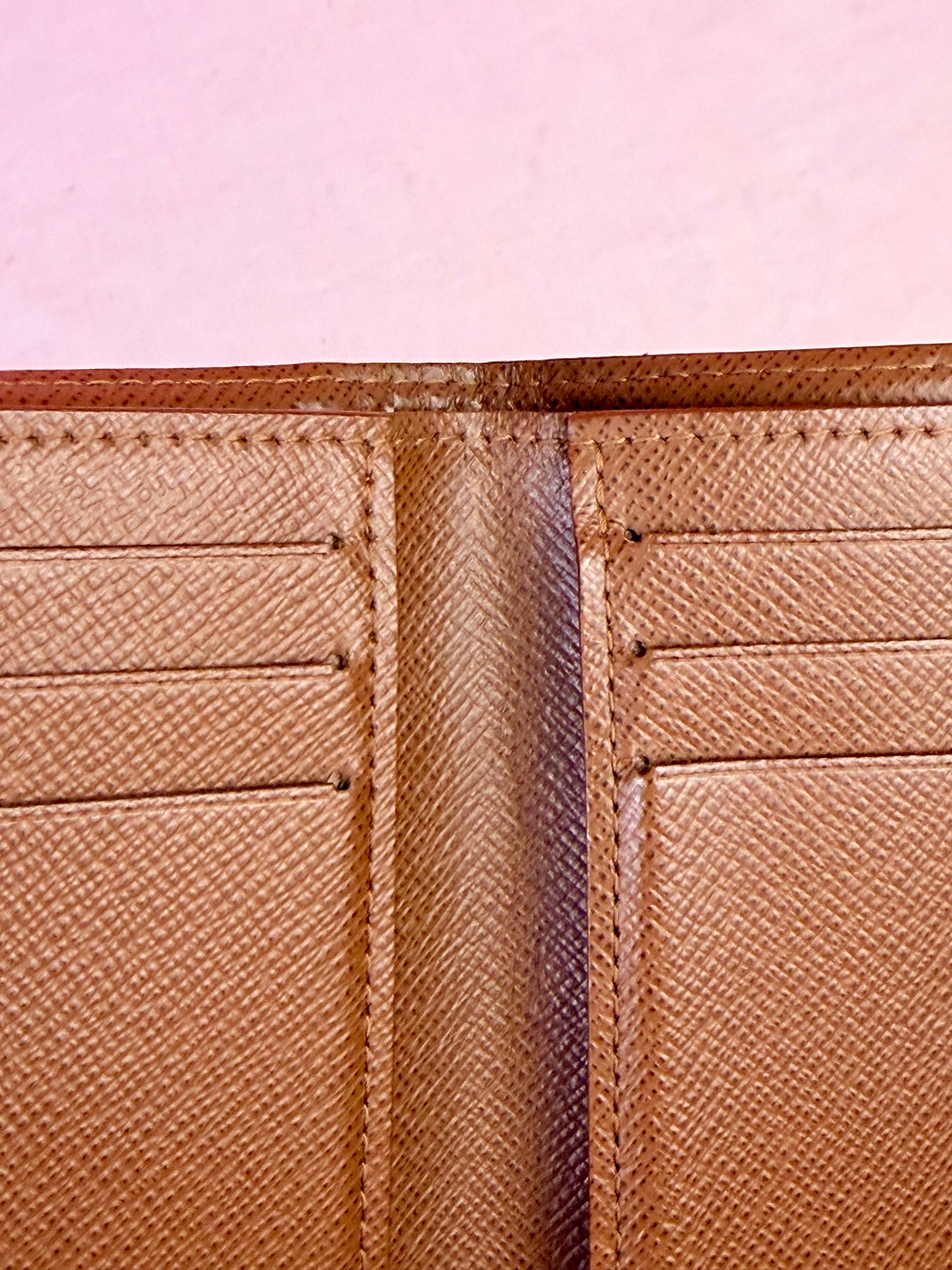Victorine Compact Wallet in Monogram/Brown