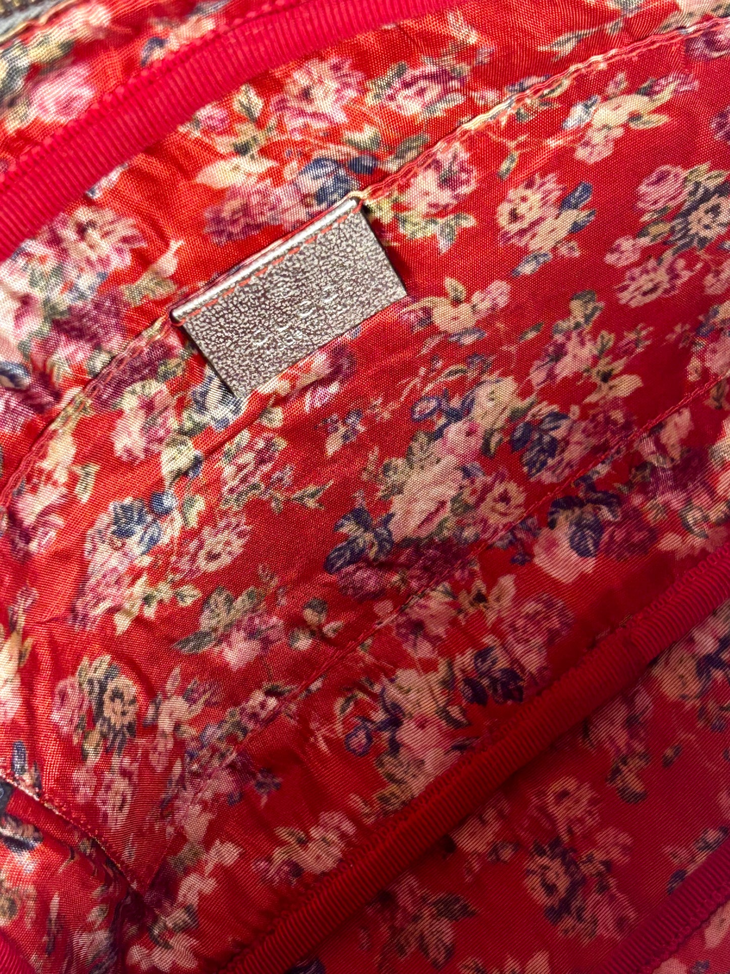 Silver Gucci Napa Trapuntata Crossbody
