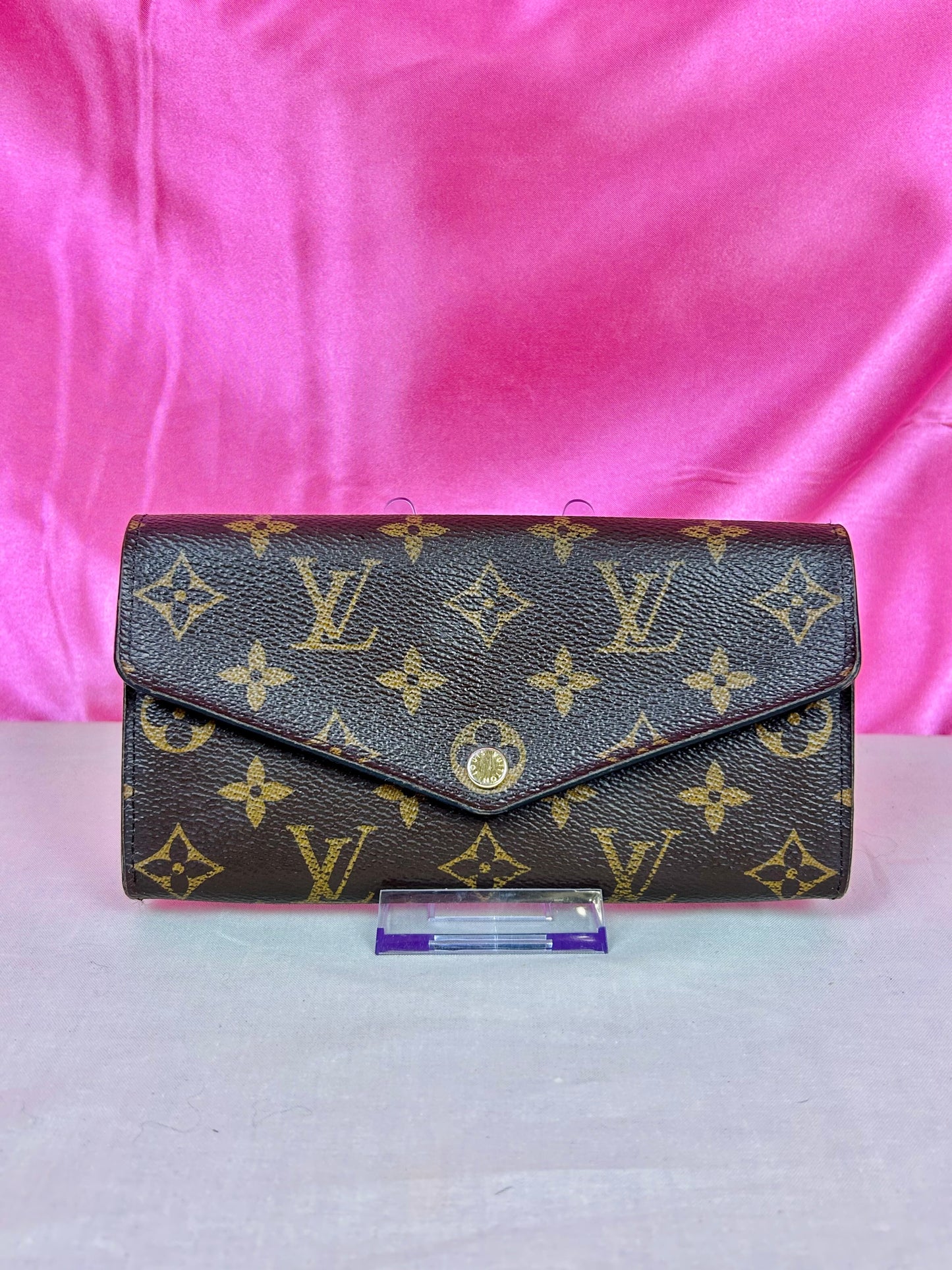 Louis Vuitton Sarah Wallet Monogram/Berry