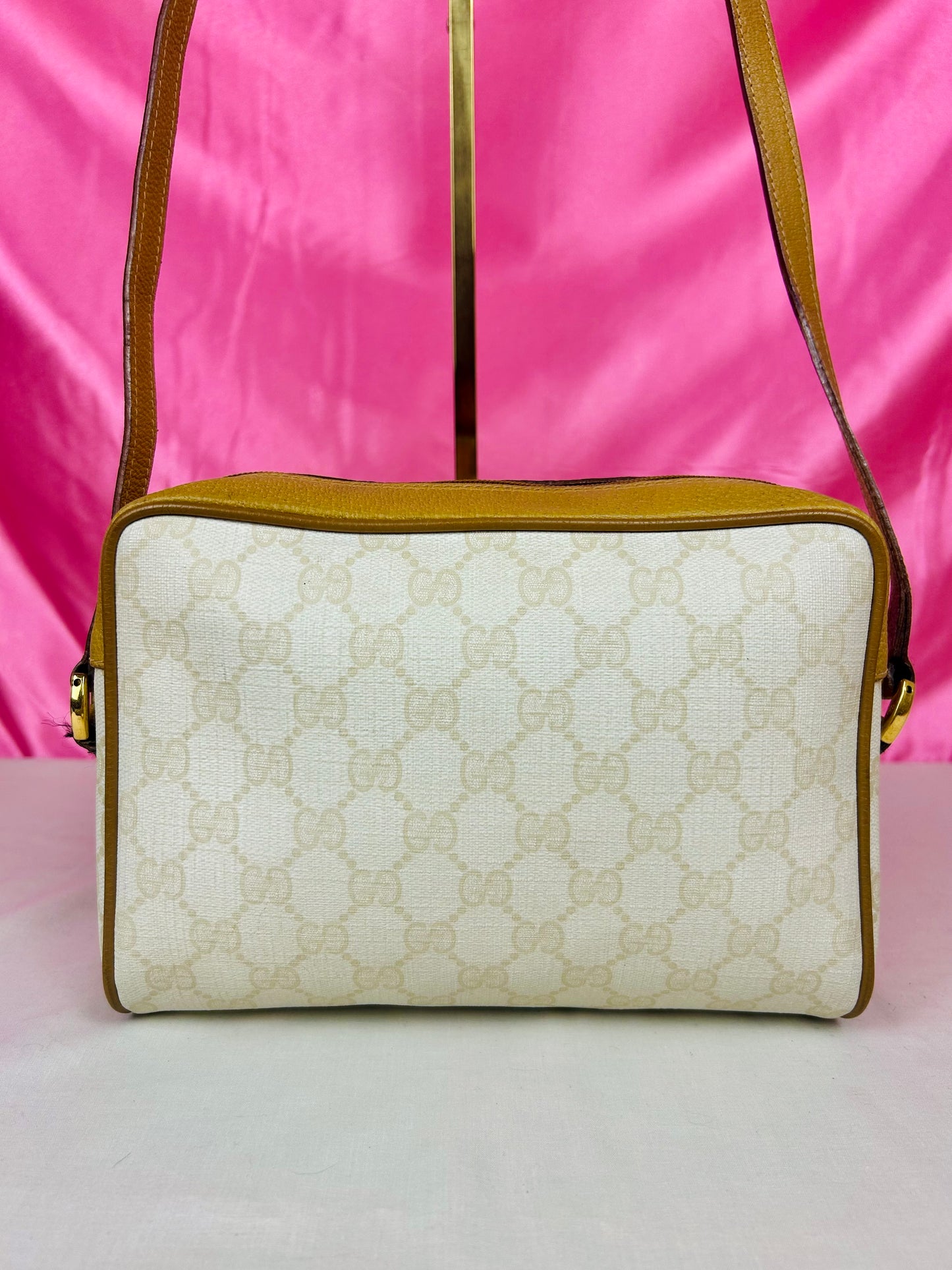 White Rectangular Gucci Supreme