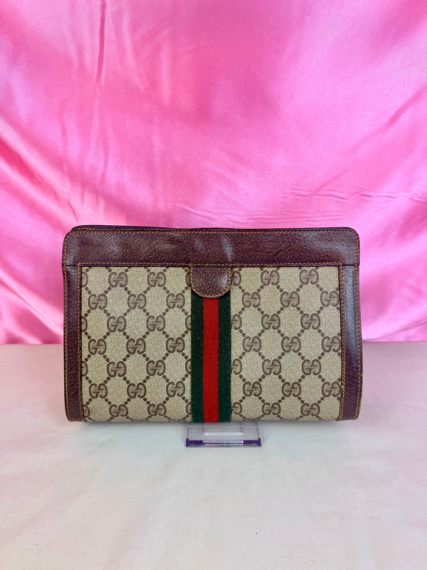 Small Sherry Line Clutch on Chain