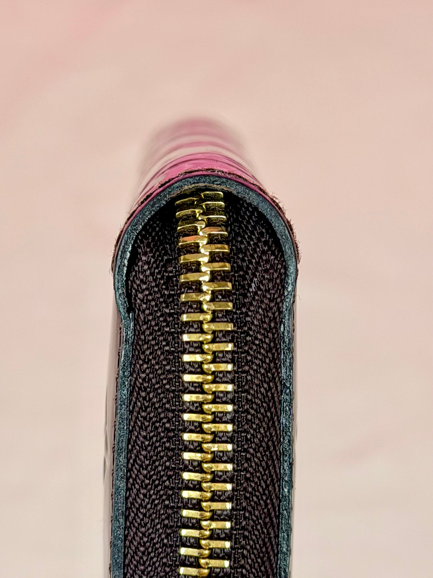 Purple Vernis Zippy Wallet