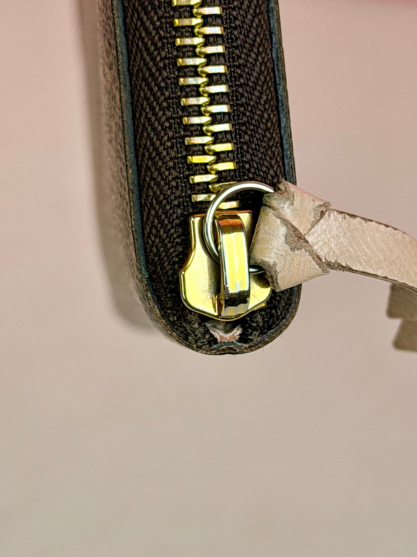 Louis Vuitton Clemence Wallet in Mono/Rose
