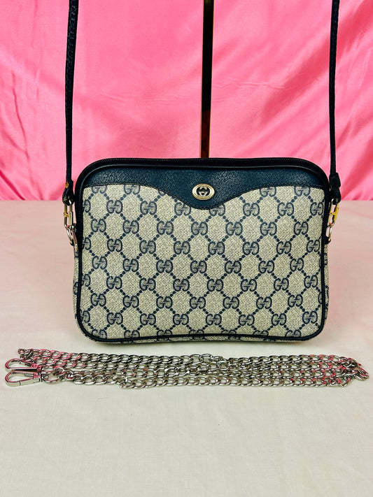 Small Navy Gucci Supreme