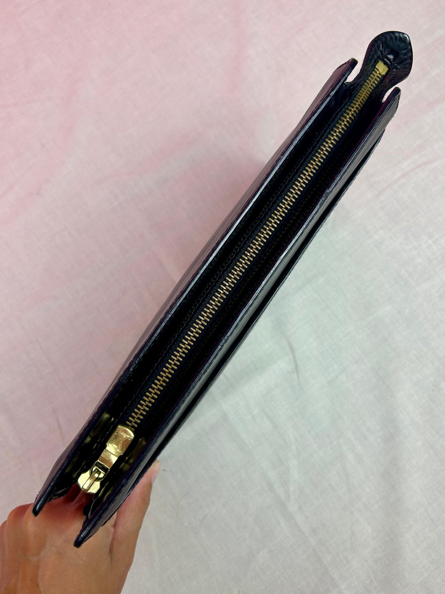 Black Epi Homme Clutch/Crossbody