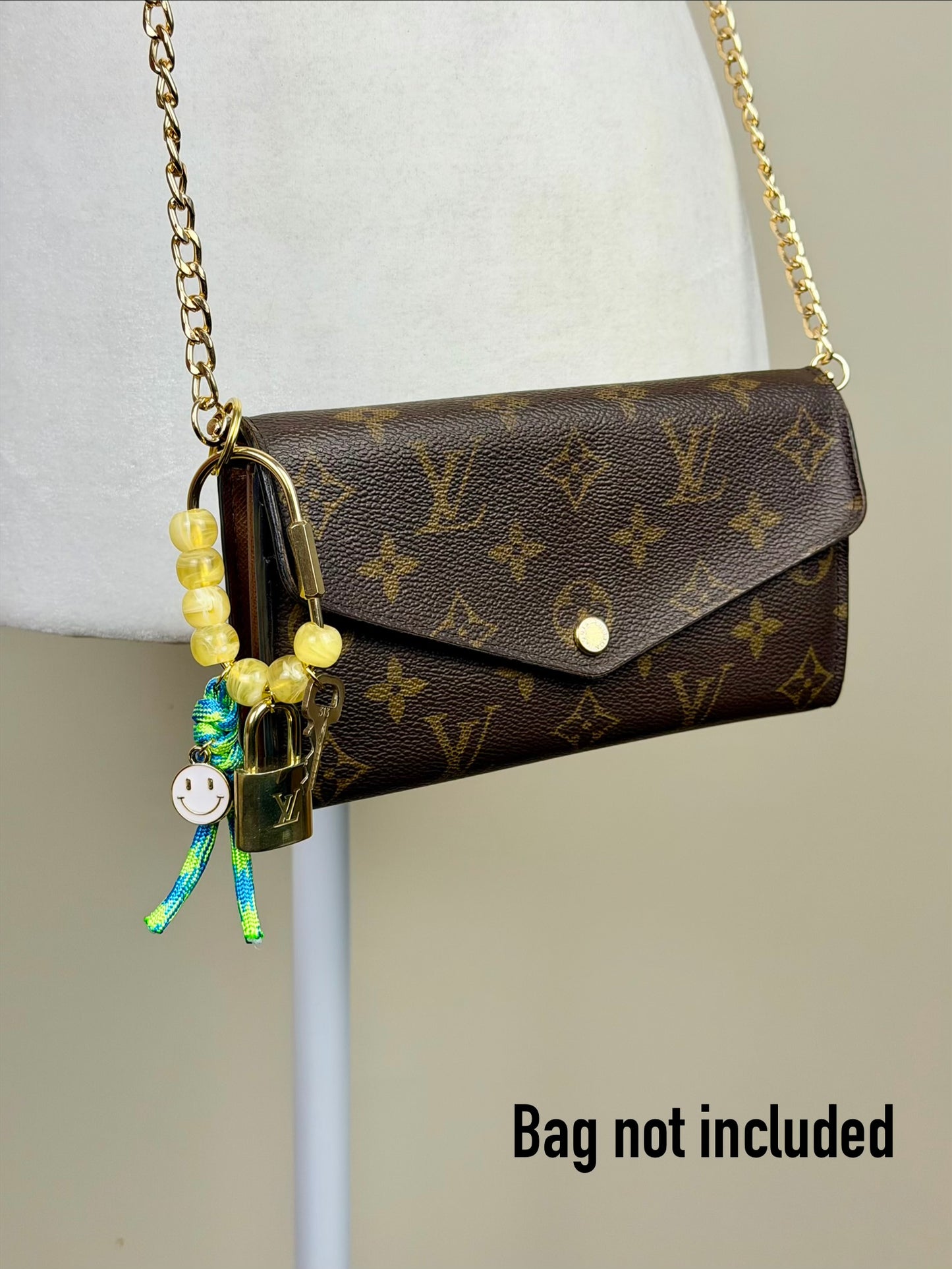 Lock and Key Bag Charm