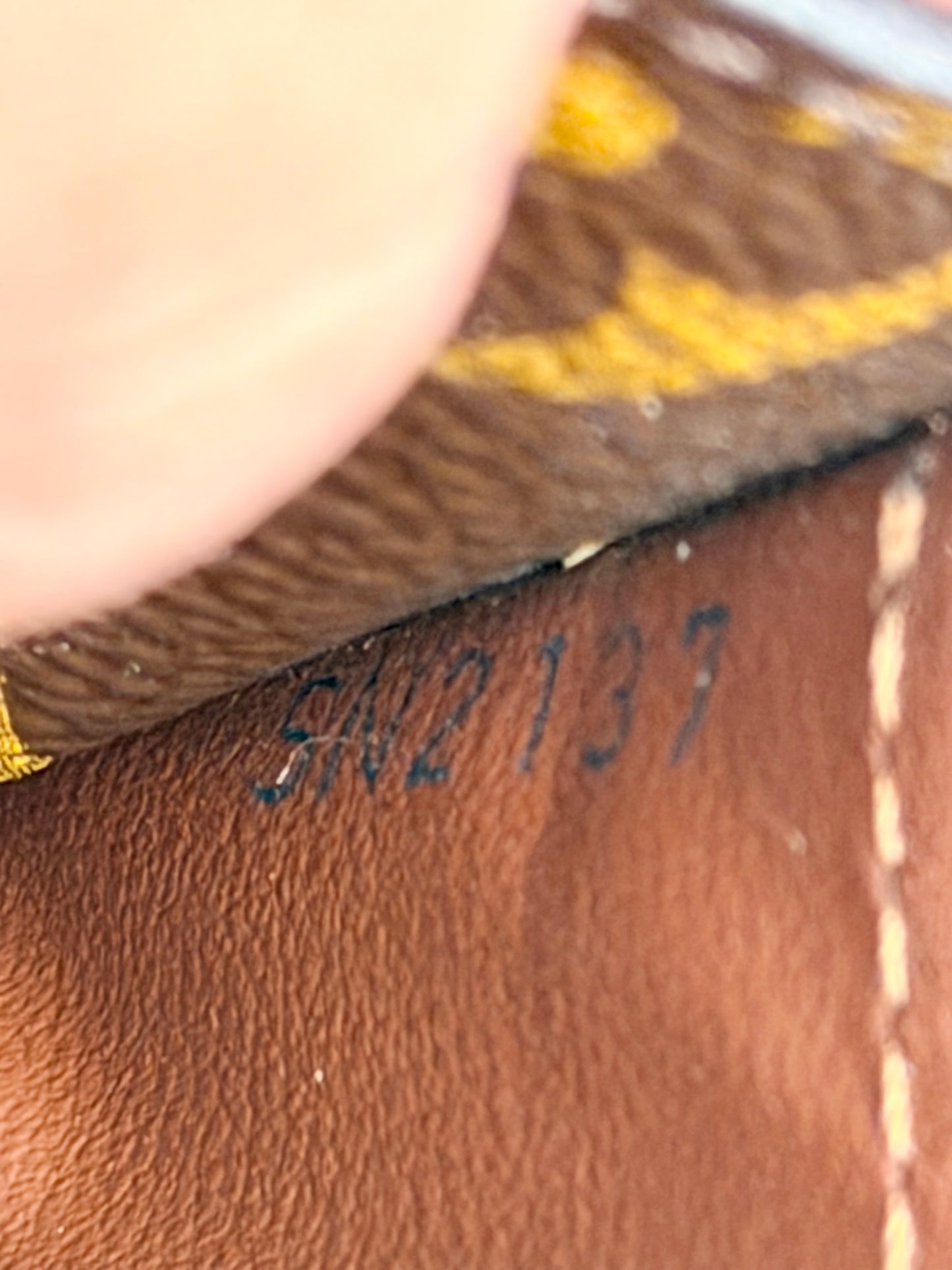 Sarah Wallet in Mono/Brown