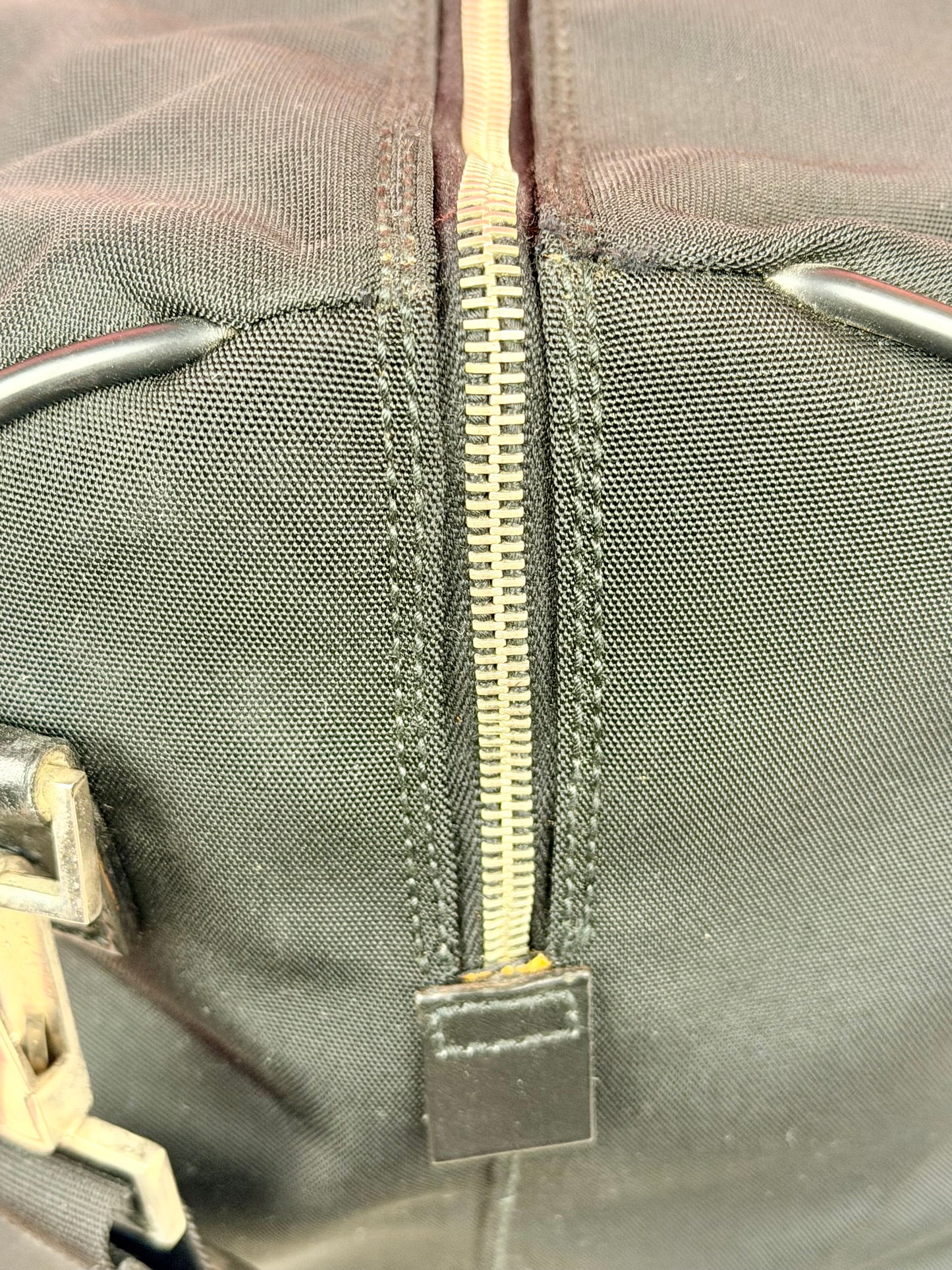 Gucci Black Nylon Duffle
