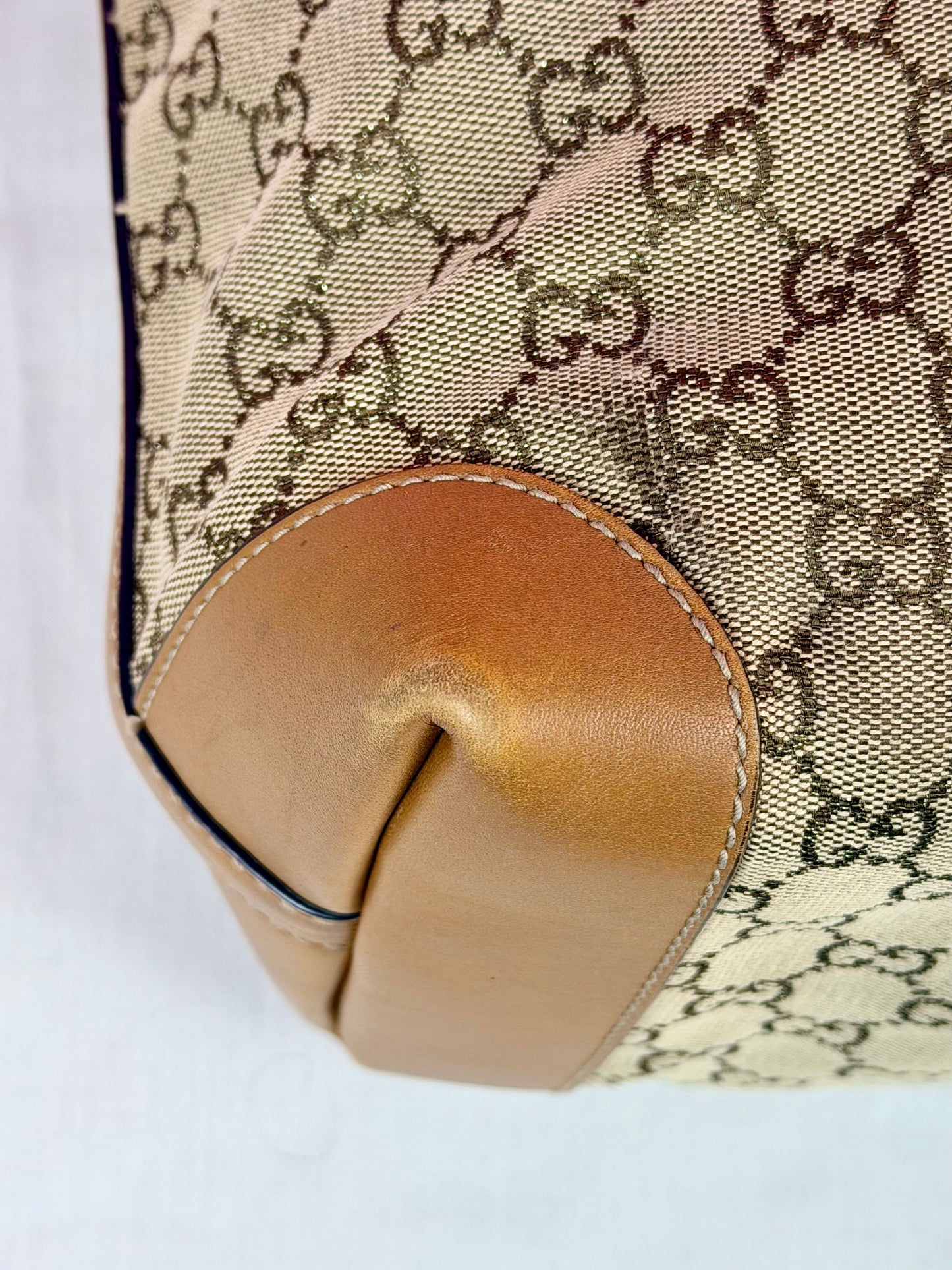 Brown Sparkle Gucci Tote