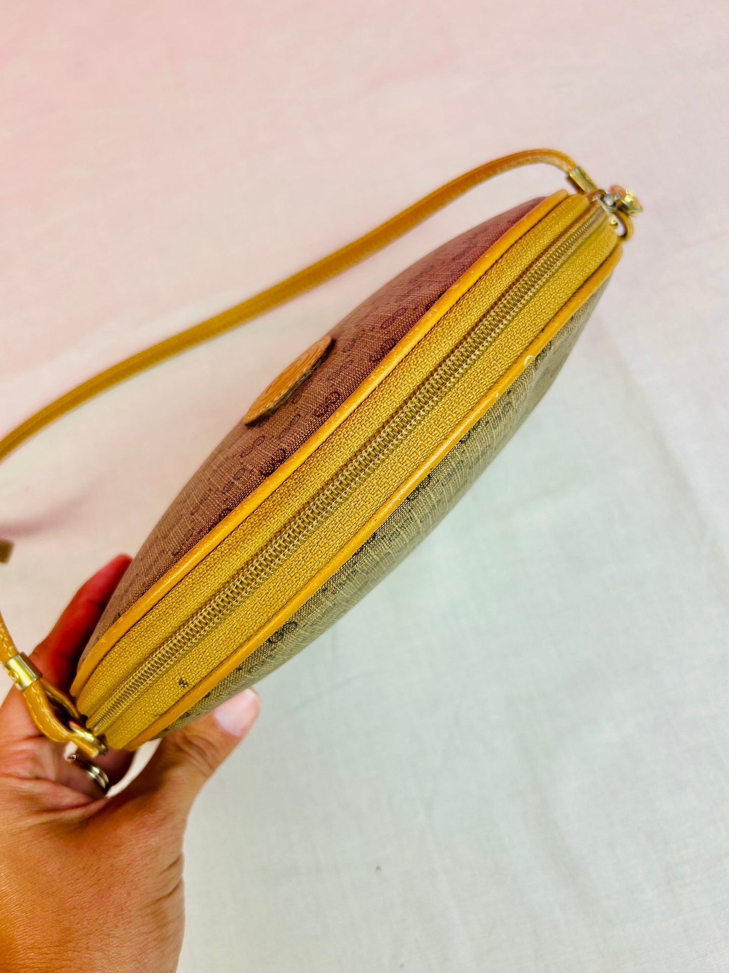 Small Yellow Micro Gucci Crossbody