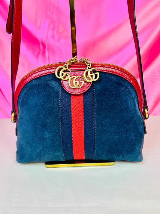 Ophedia Suede Dome Crossbody