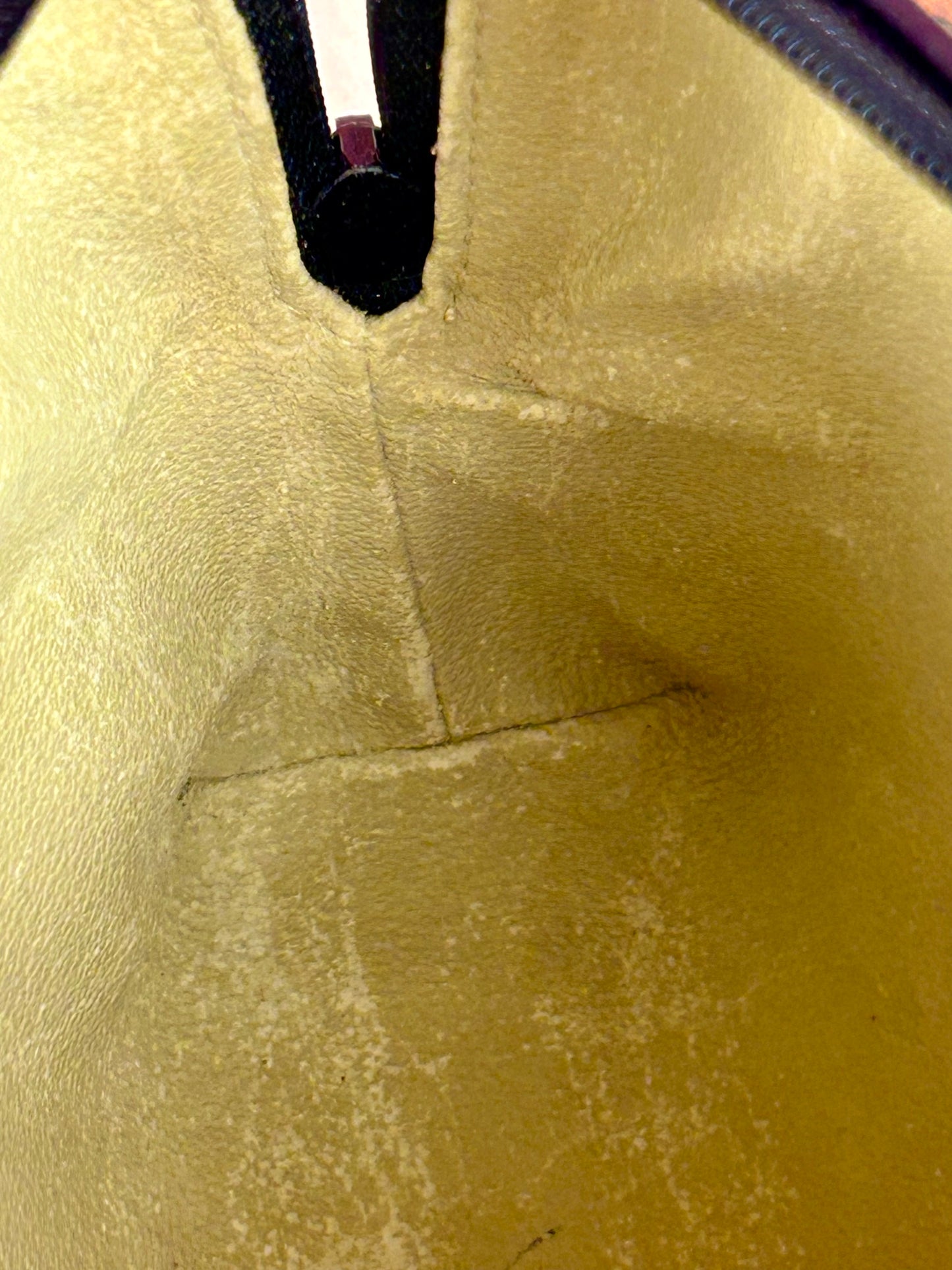 Vintage Floral and Navy Gucci Crossbody