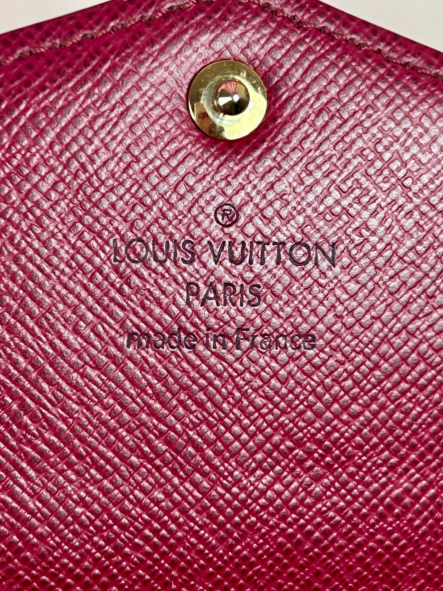 Sarah Wallet NM Monogram/Berry