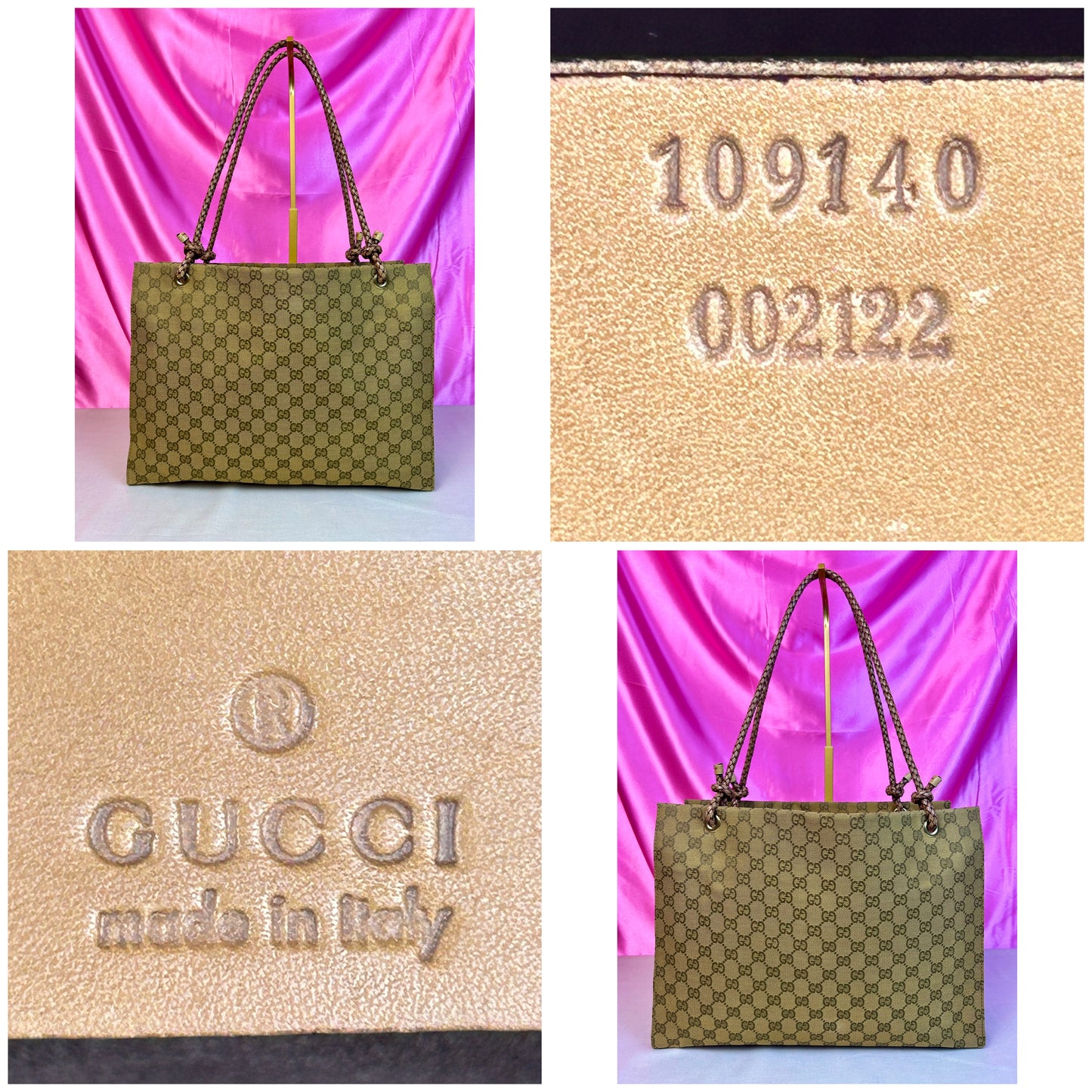 Braided Medium Gucci Tote
