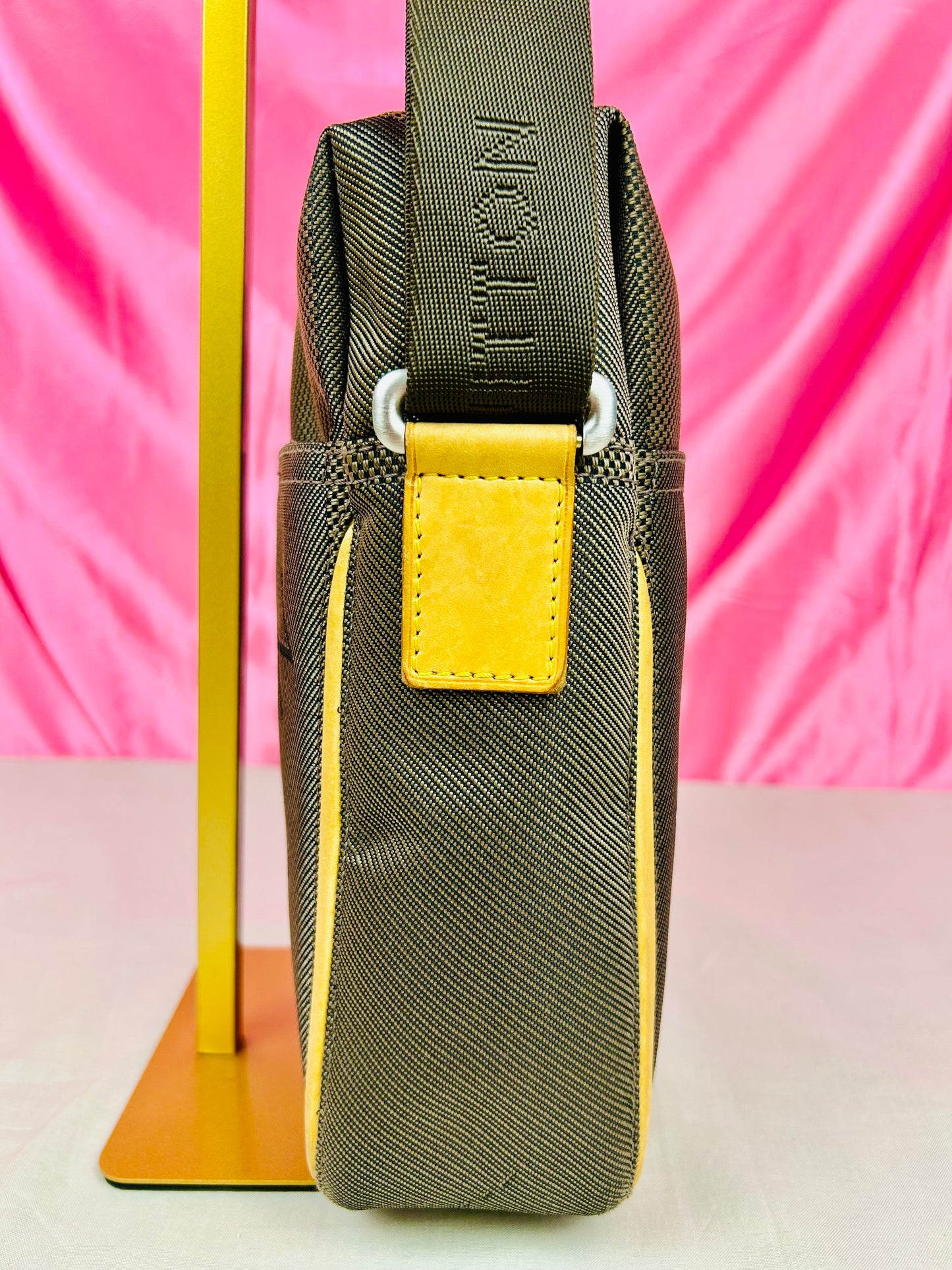 Citadin Terre Brown Damier Crossbody