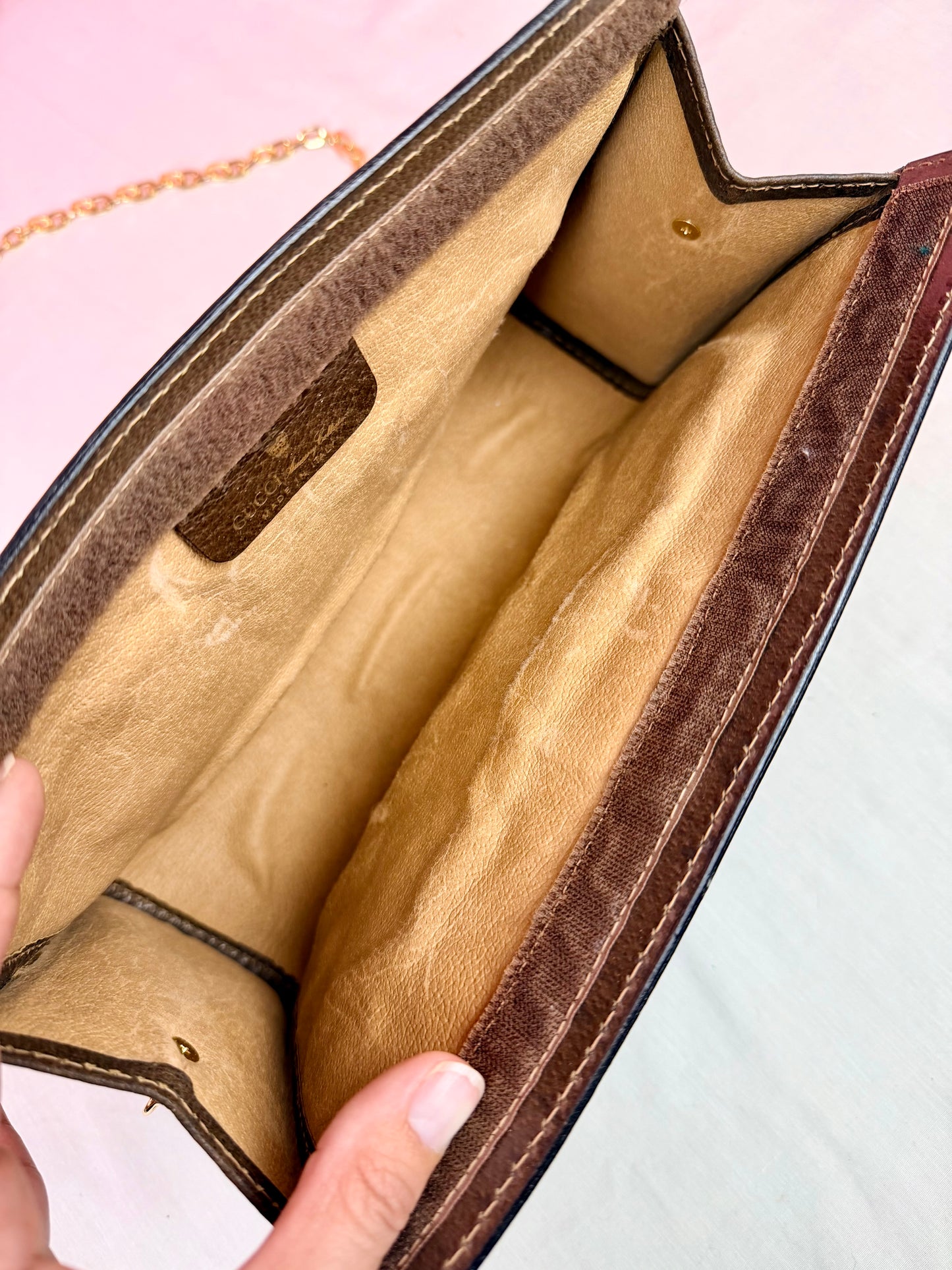 Sherry Line Clutch on Chain