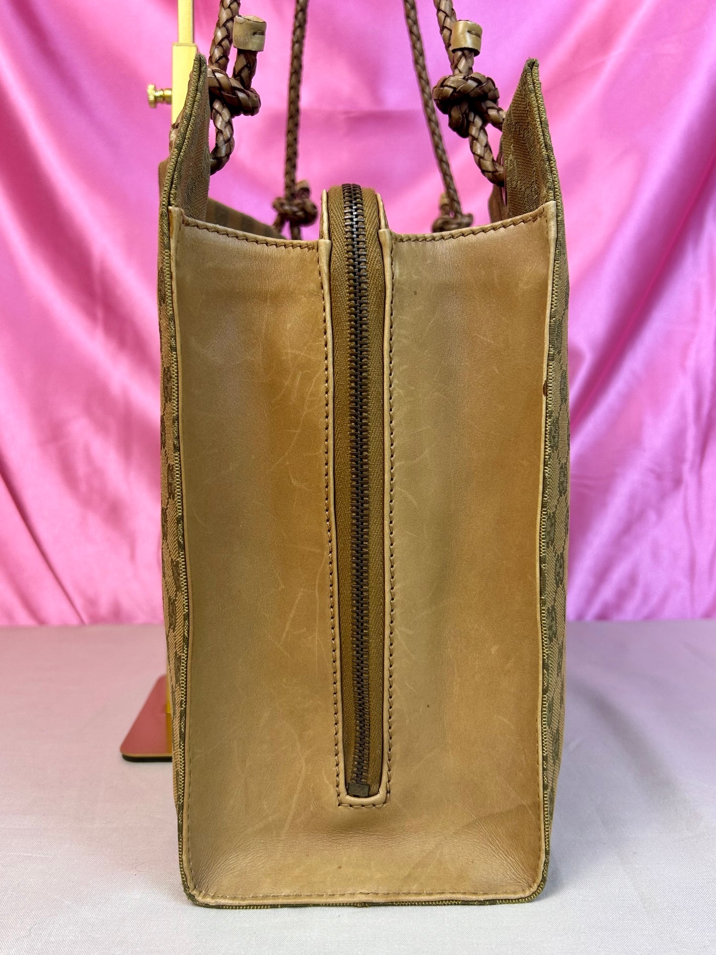 Braided Medium Gucci Tote