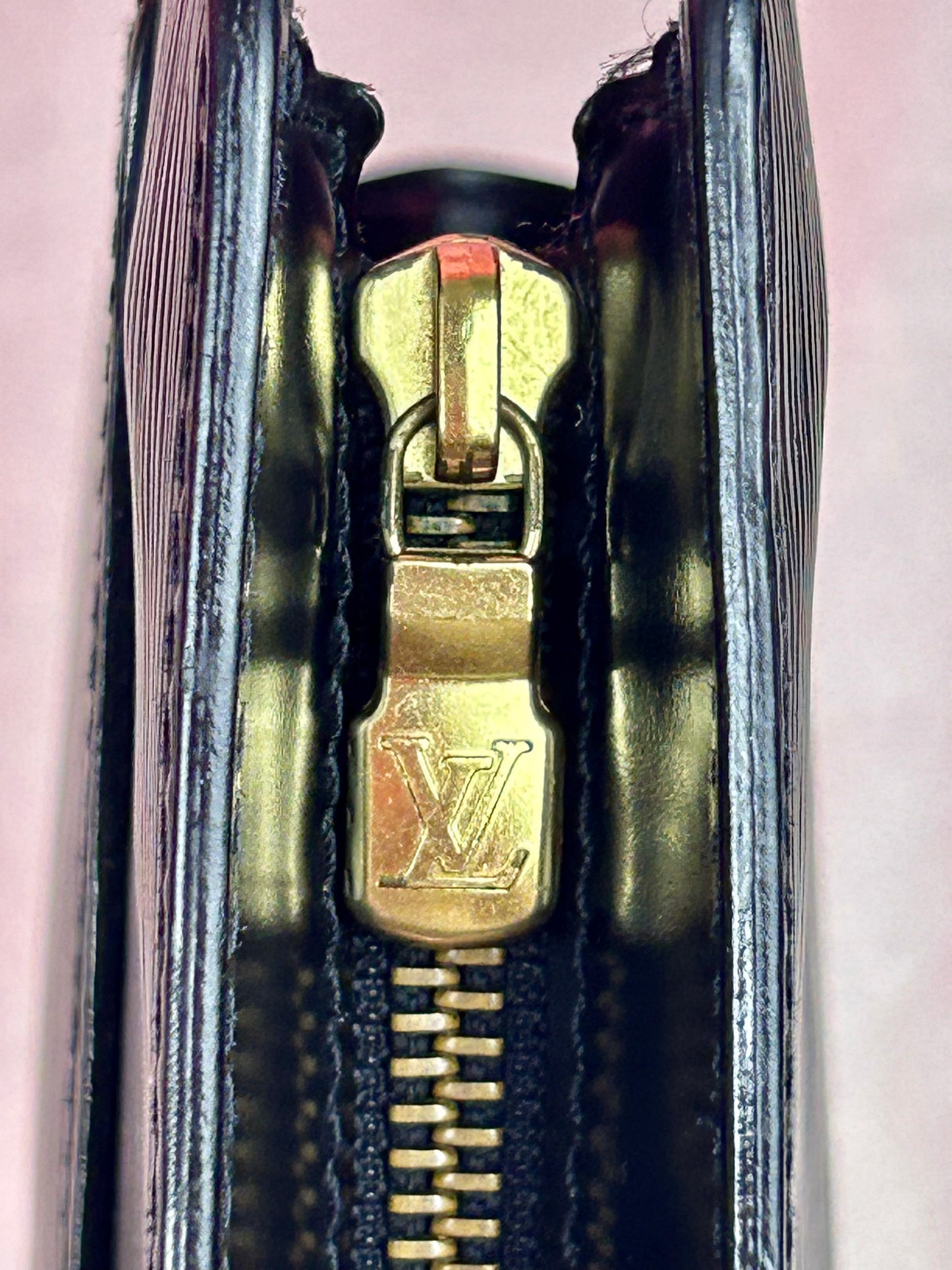 Black Epi Homme Clutch/Crossbody