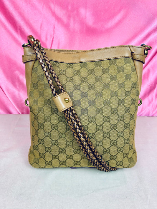 Braided Gucci Shoulder Bag