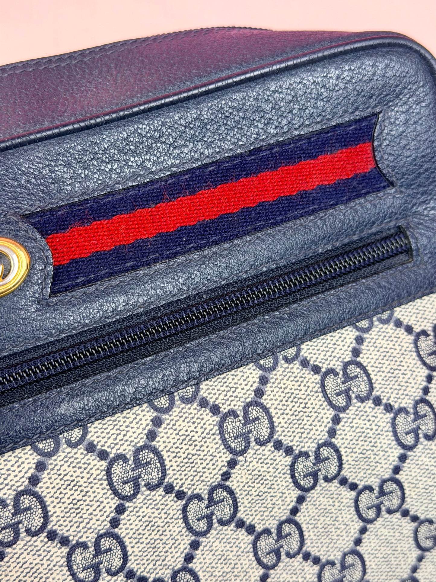 Navy Rectangular Sherry Line