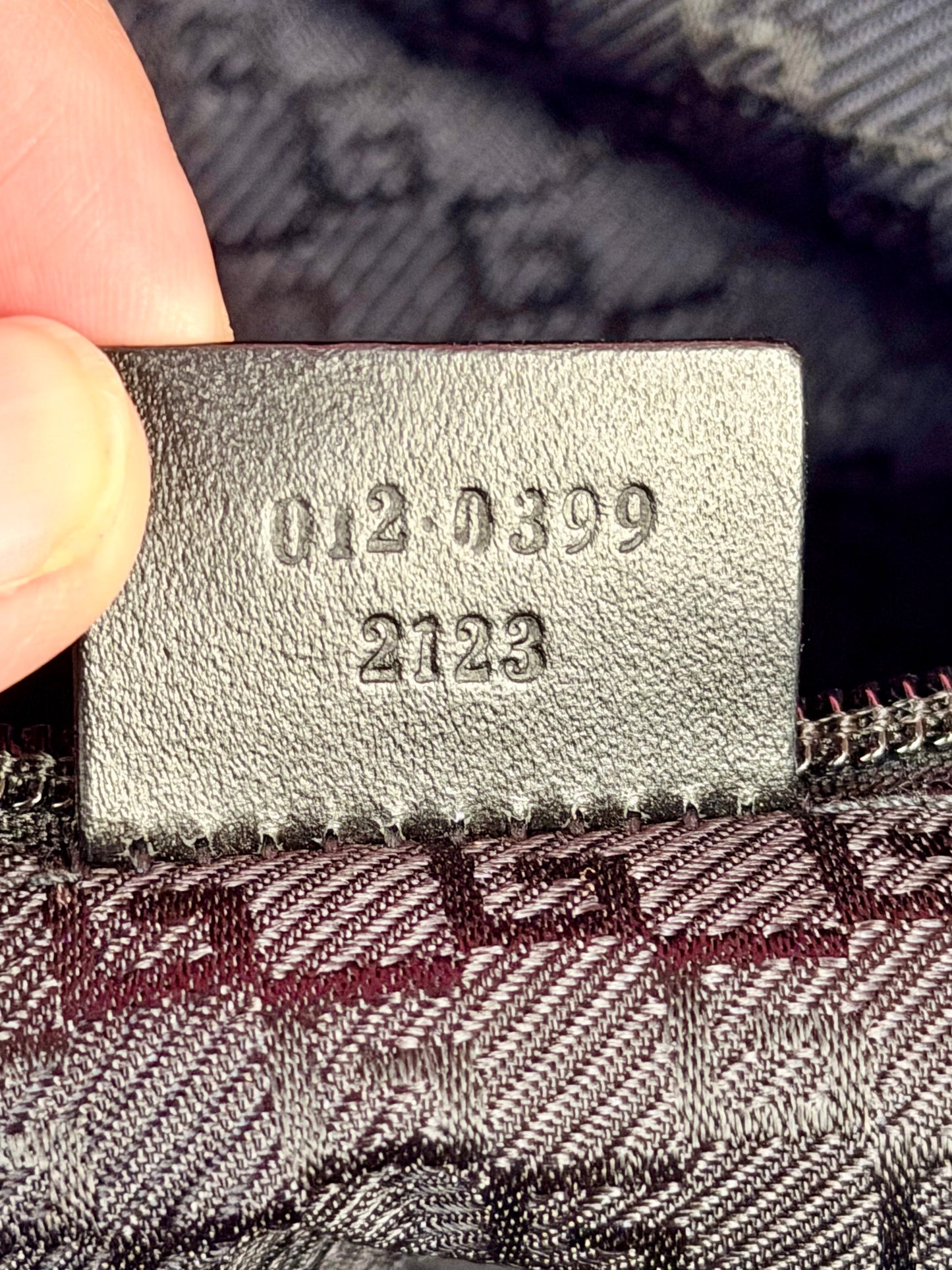 Gucci Black Nylon Duffle
