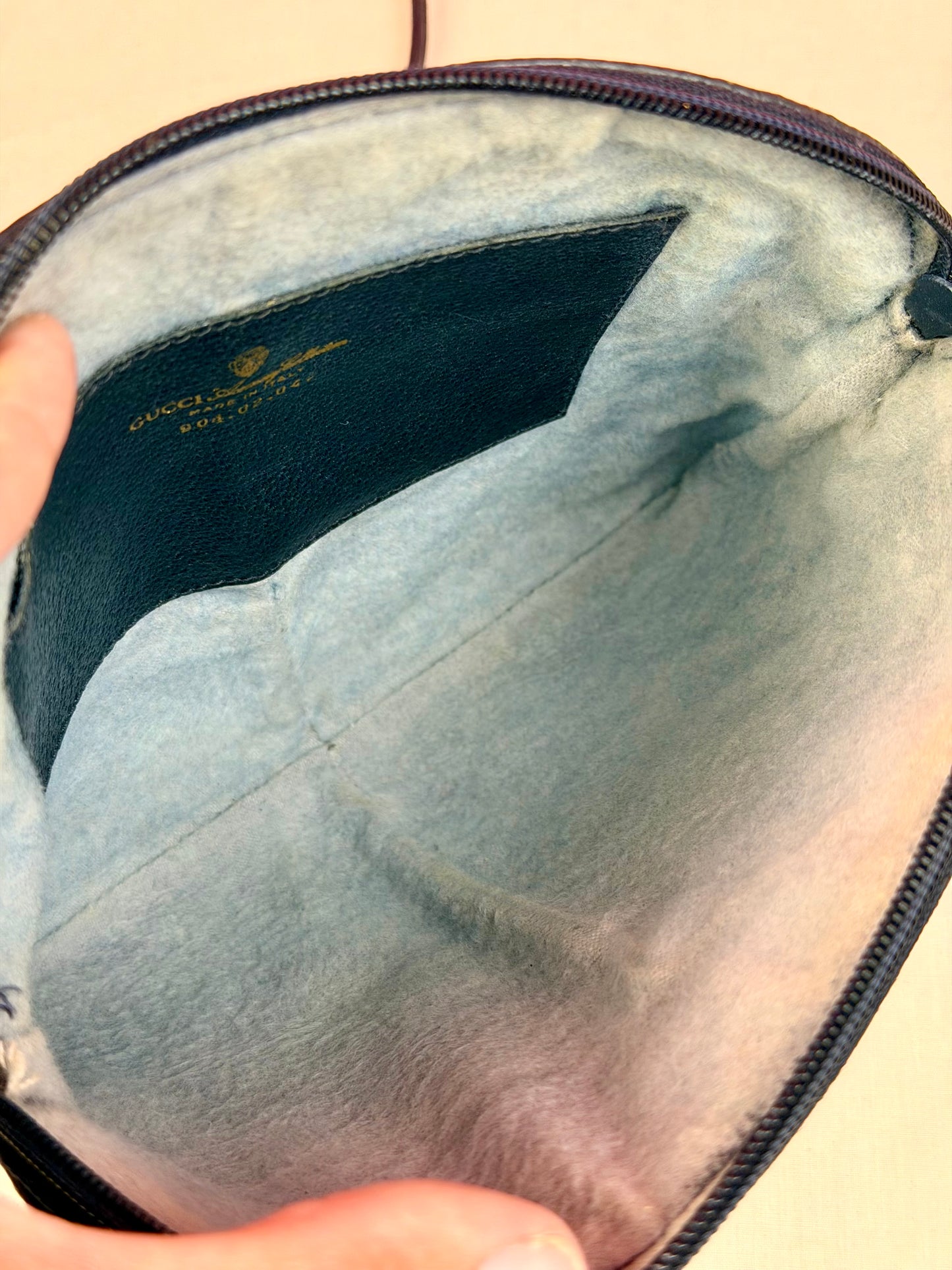 Gucci Navy Sherry Line Dome