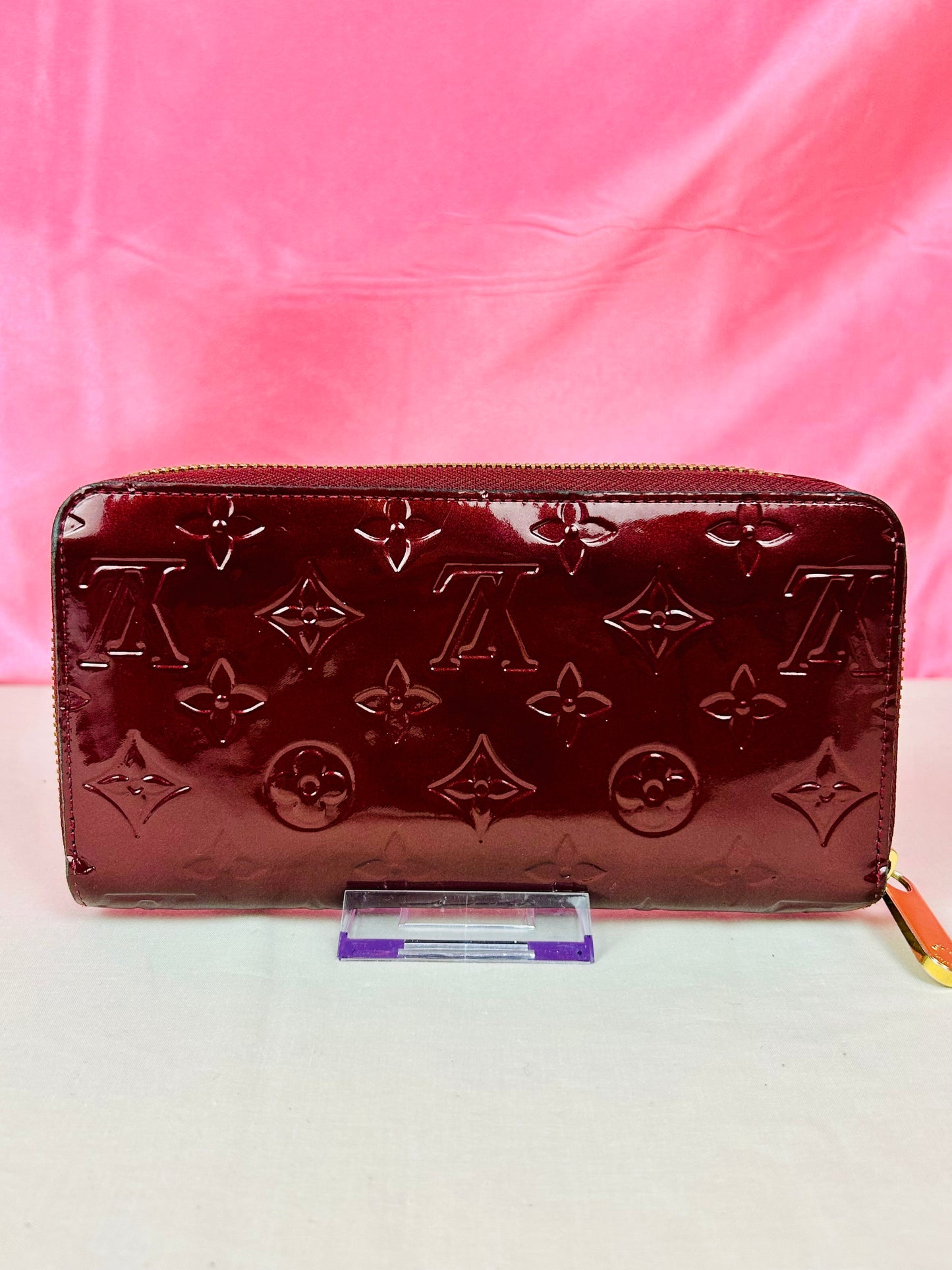 Magenta Vernis Zippy Wallet