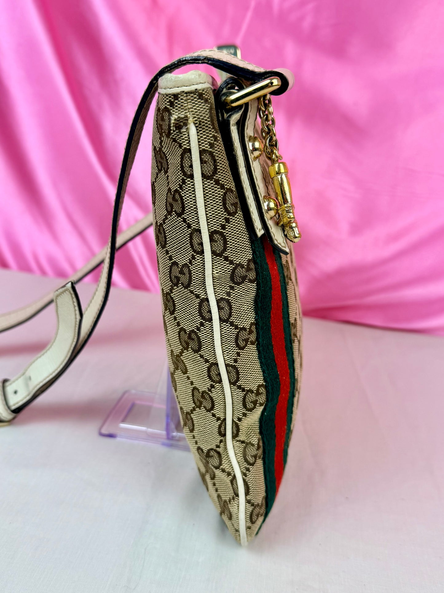 White Sherry Line Crossbody