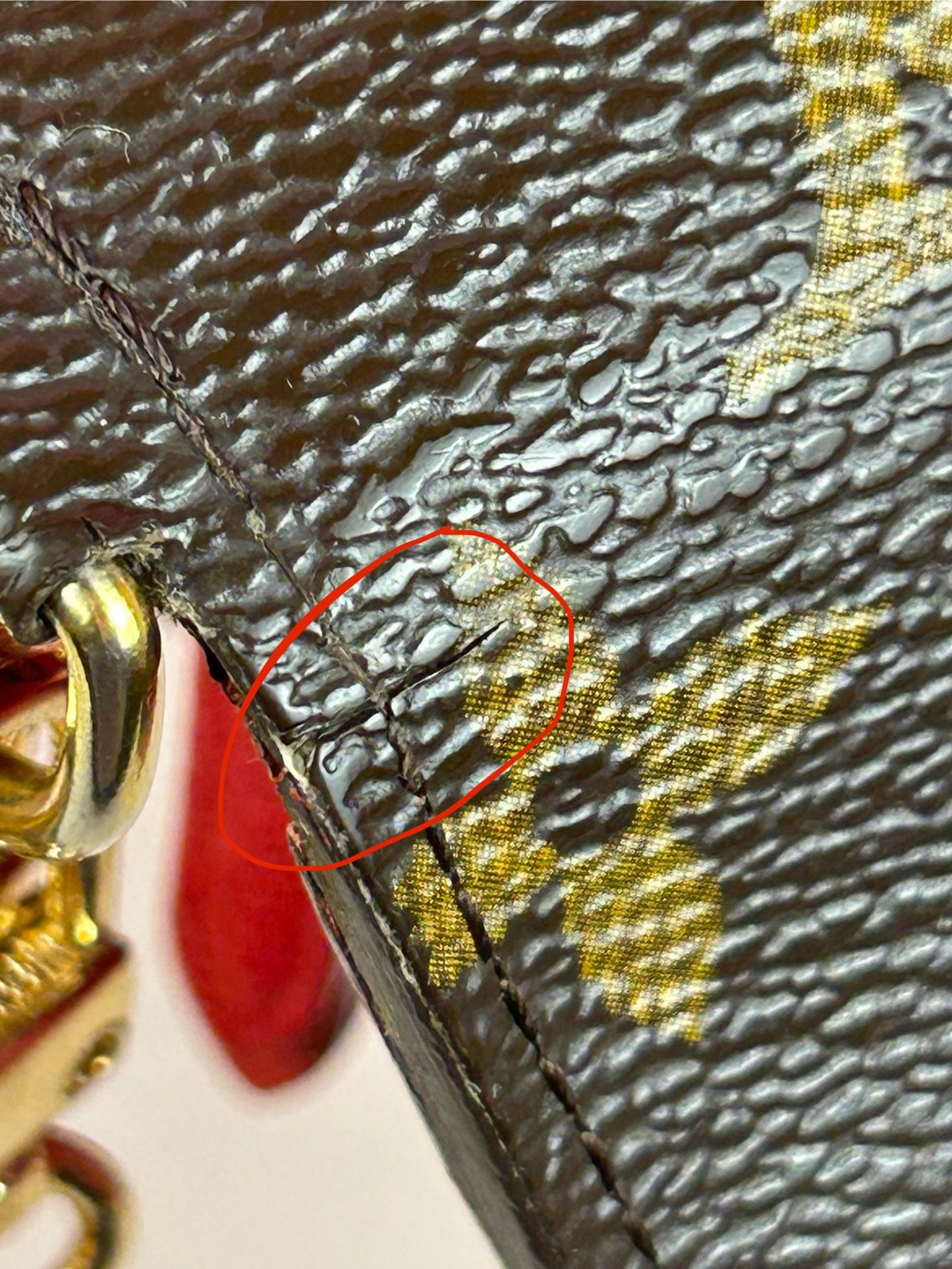 Insolaite Wallet Monogram/Red