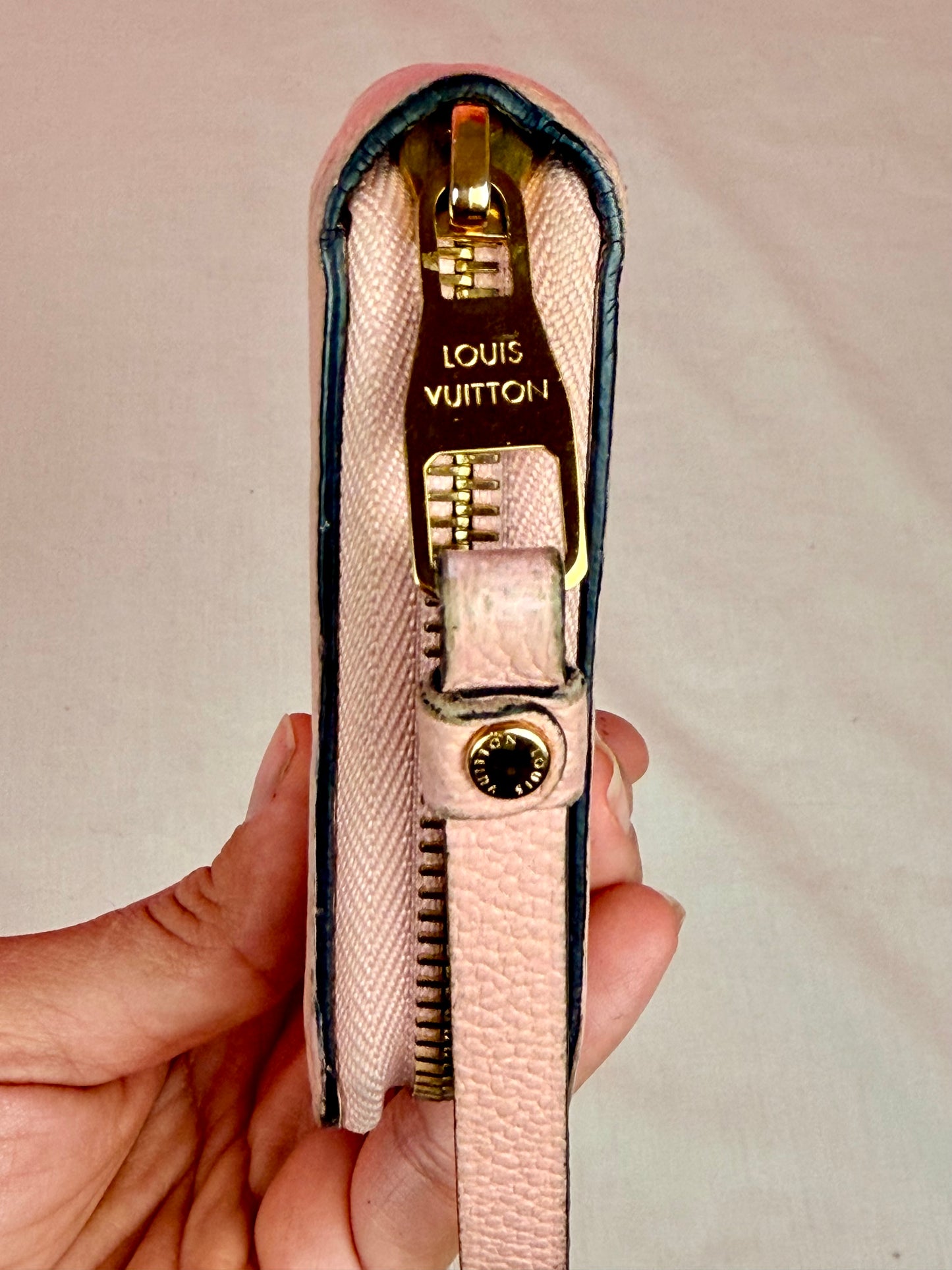 Rose Zippy Empreinte Wallet