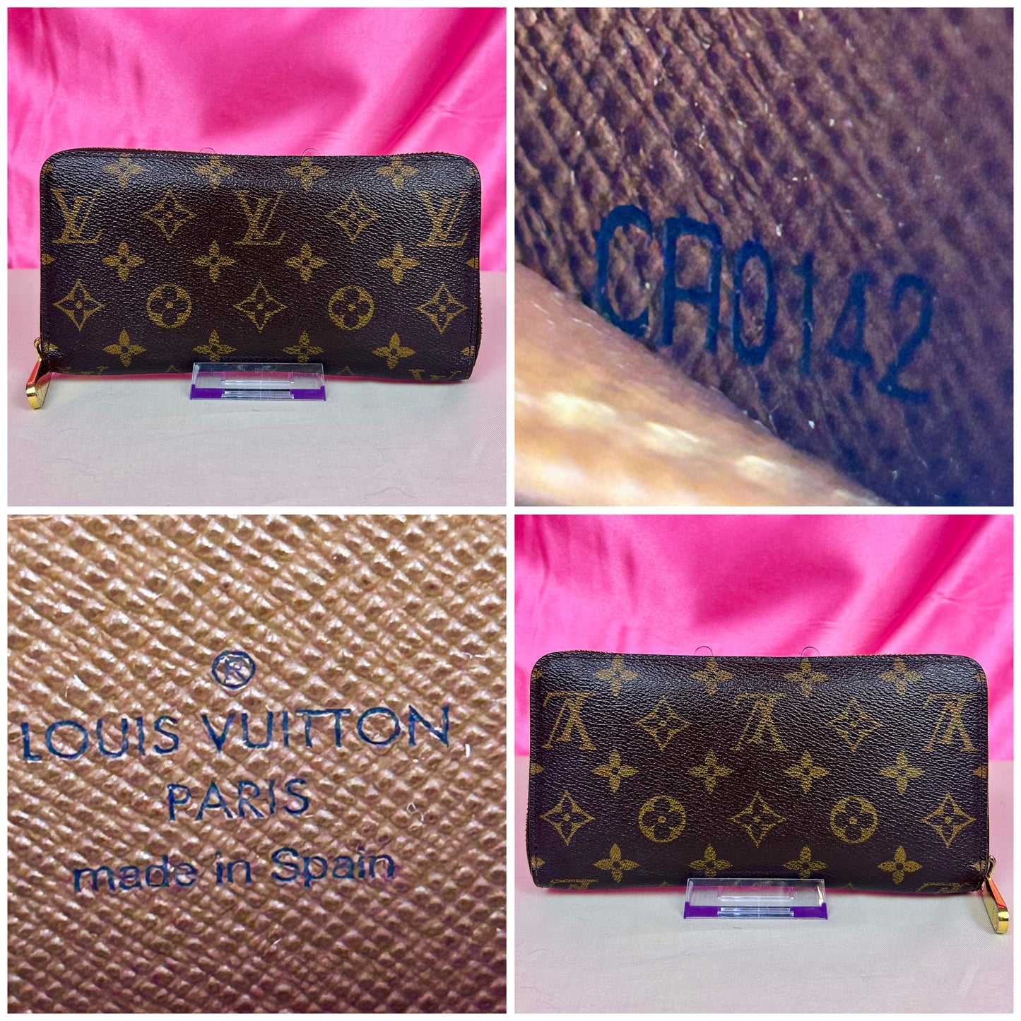 Louis Vuitton Monogram Zippy Wallet