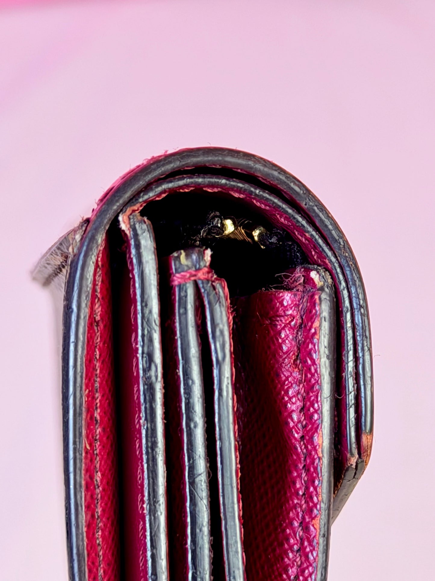 Zoe Wallet in Mono/Berry