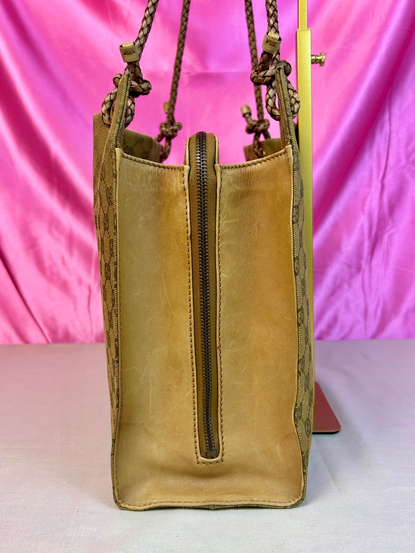 Braided Medium Gucci Tote