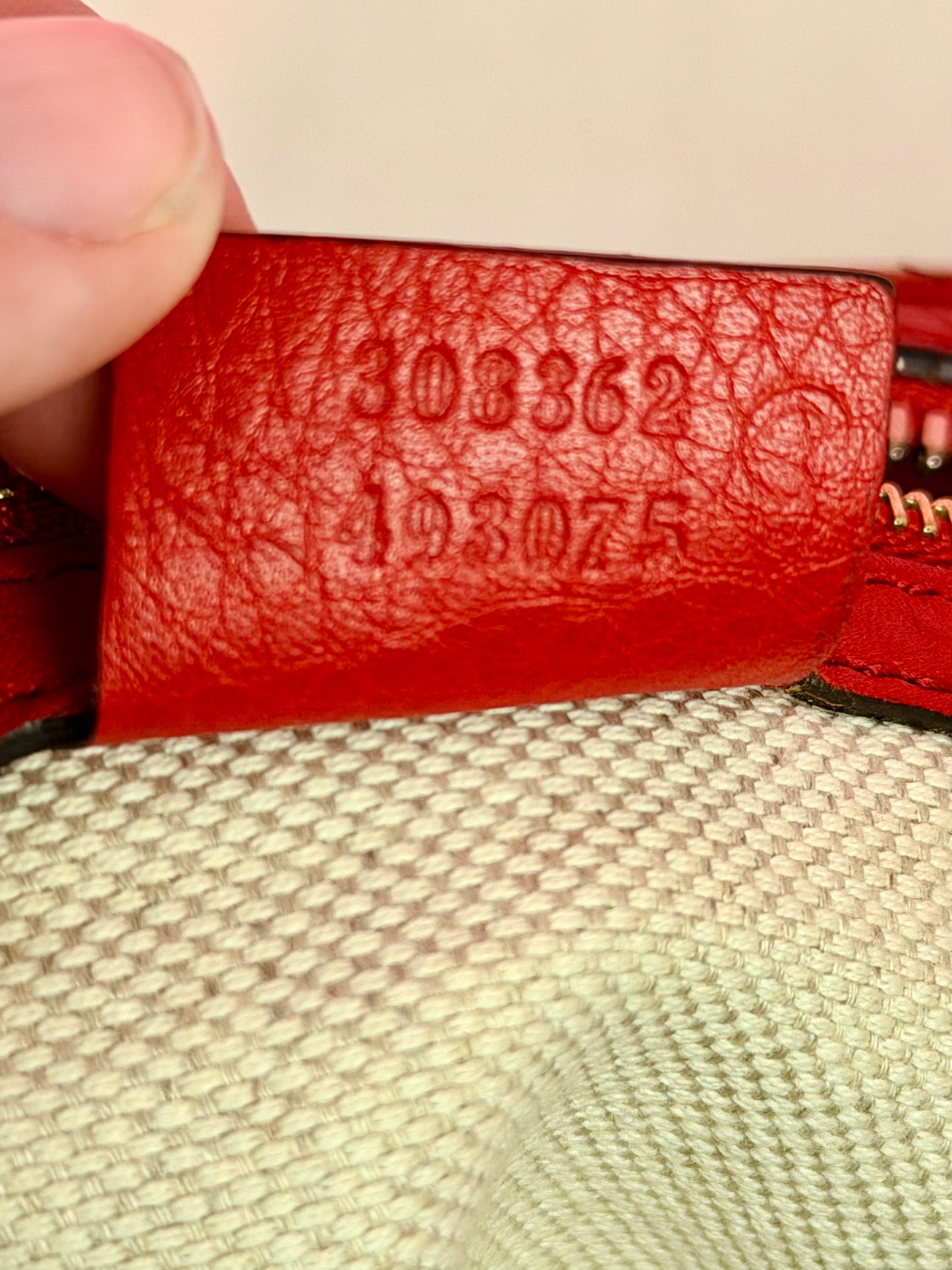 Red Gucci Soho Two-Way
