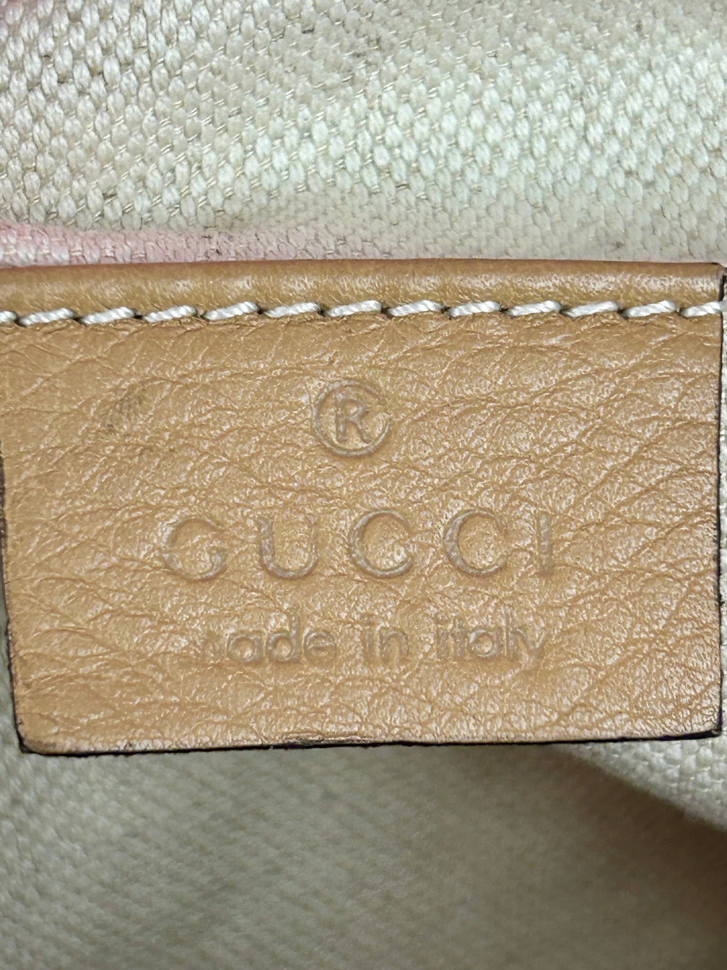Gucci Tan Leather Bamboo Backpack (New Model)