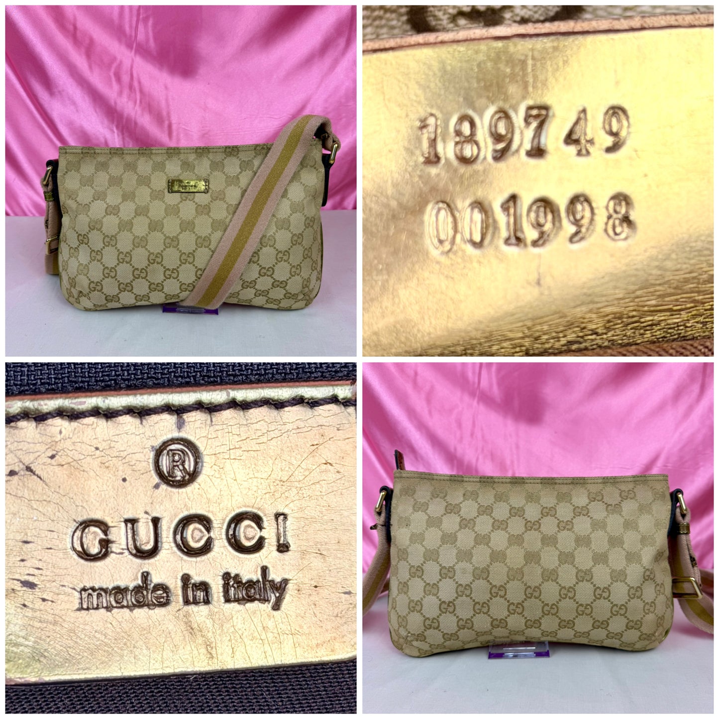 Gucci Metallic Messenger