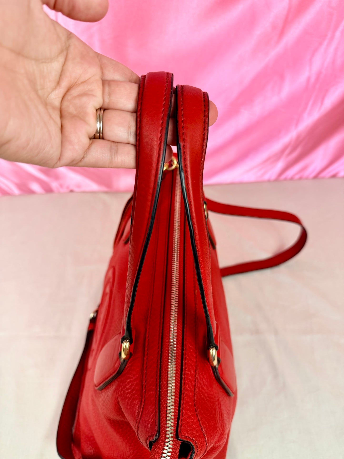 Red Gucci Soho Two-Way