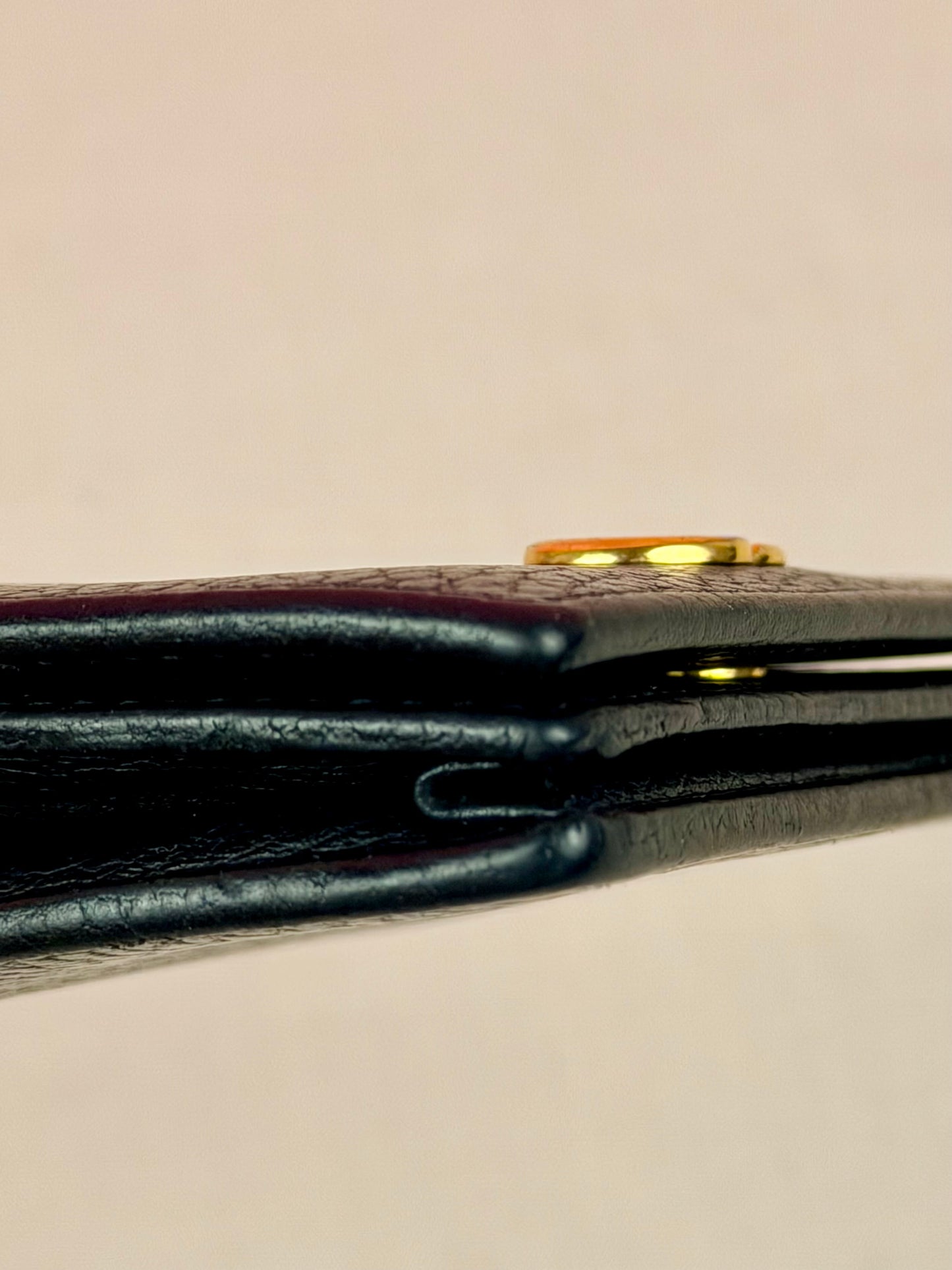 Black Gucci Compact Wallet
