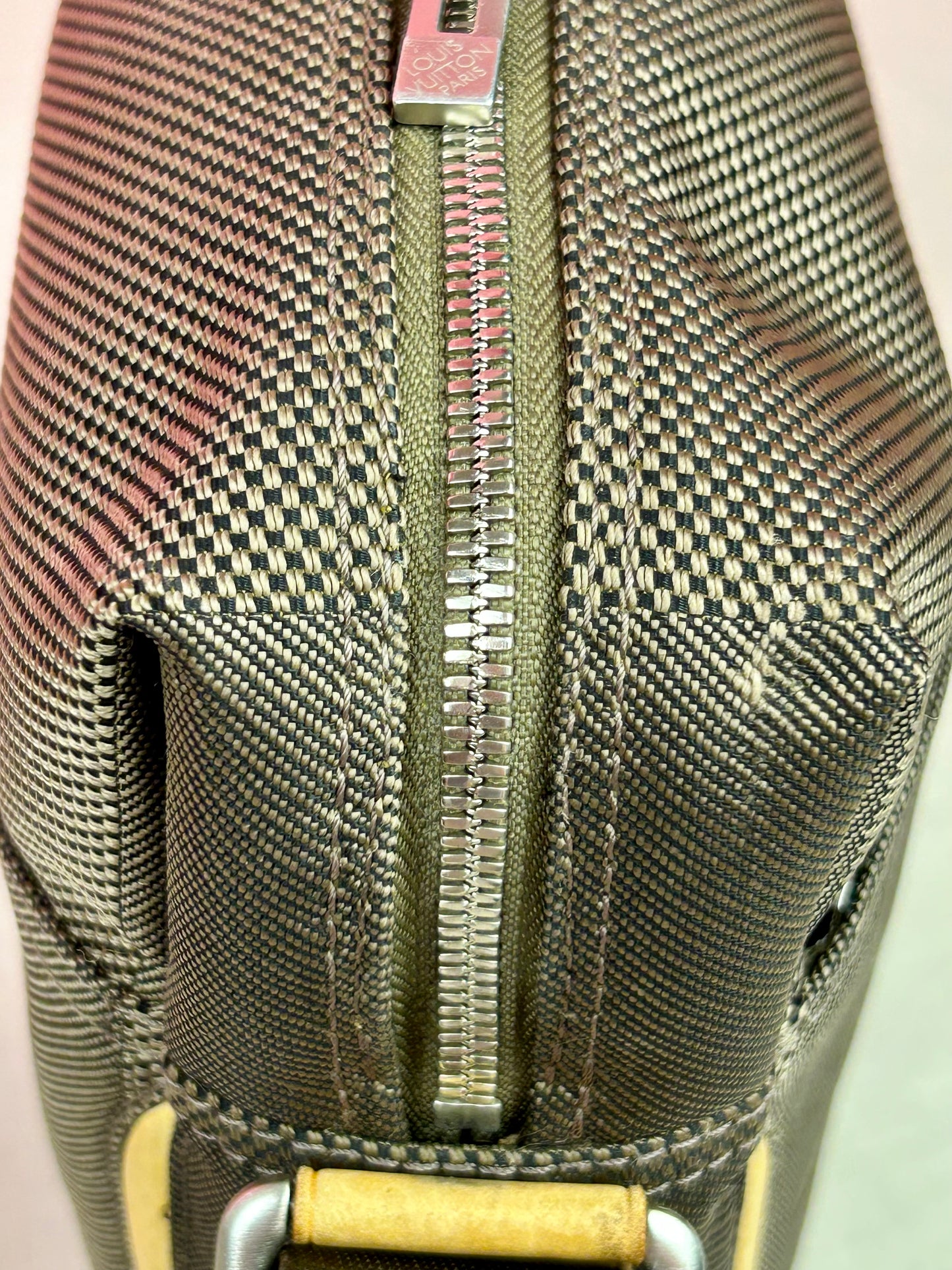 Citadin Terre Brown Damier Crossbody