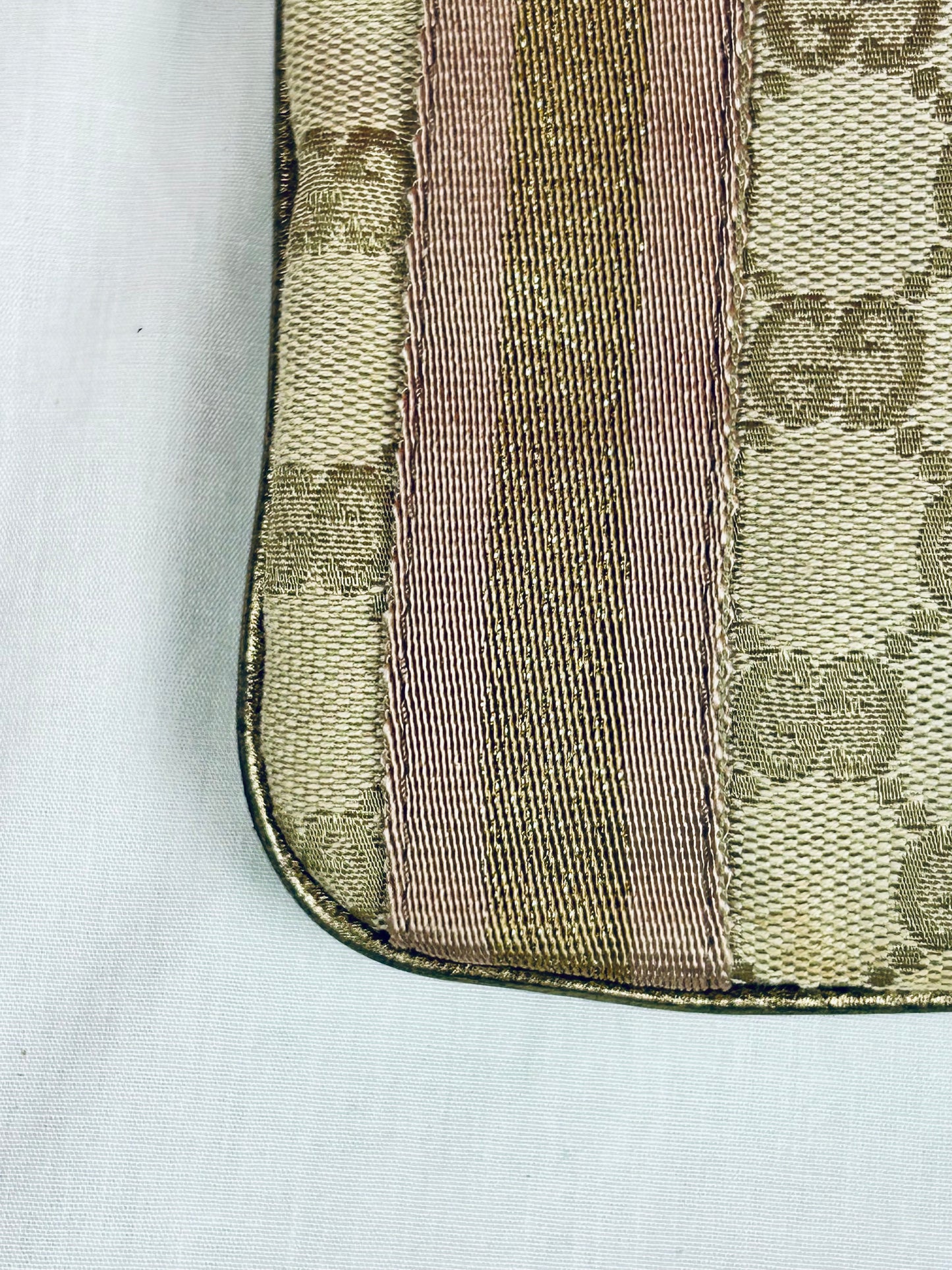 Gucci Bronze Ribbon Crossbody