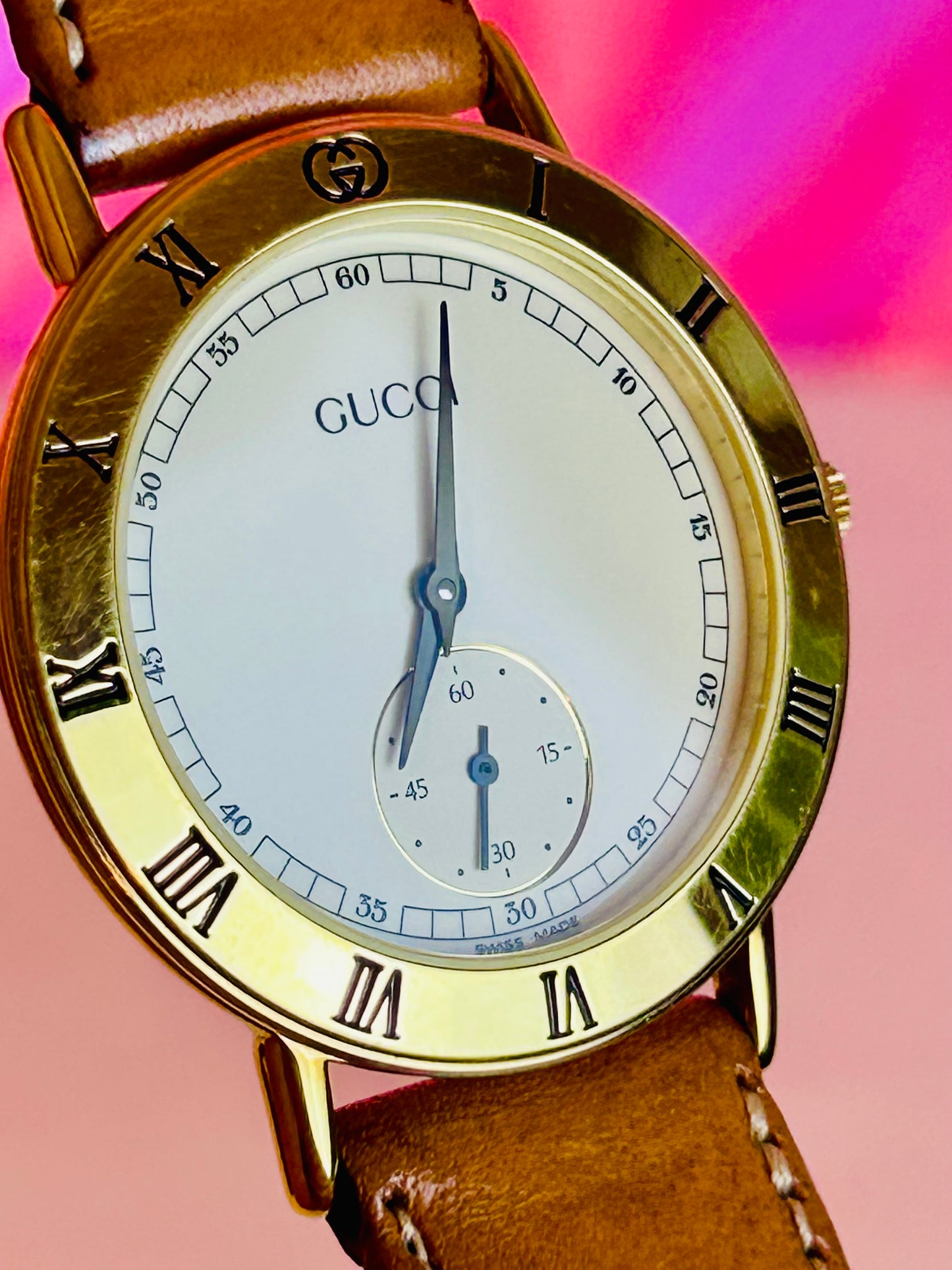 Gucci Vintage Leather Watch