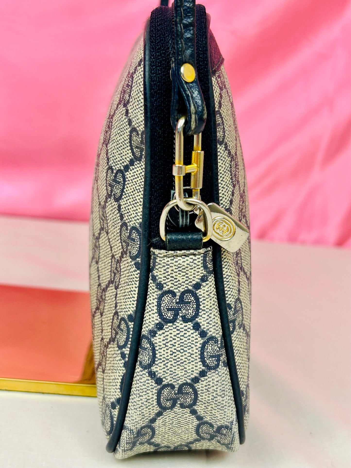 Small Navy Gucci Supreme