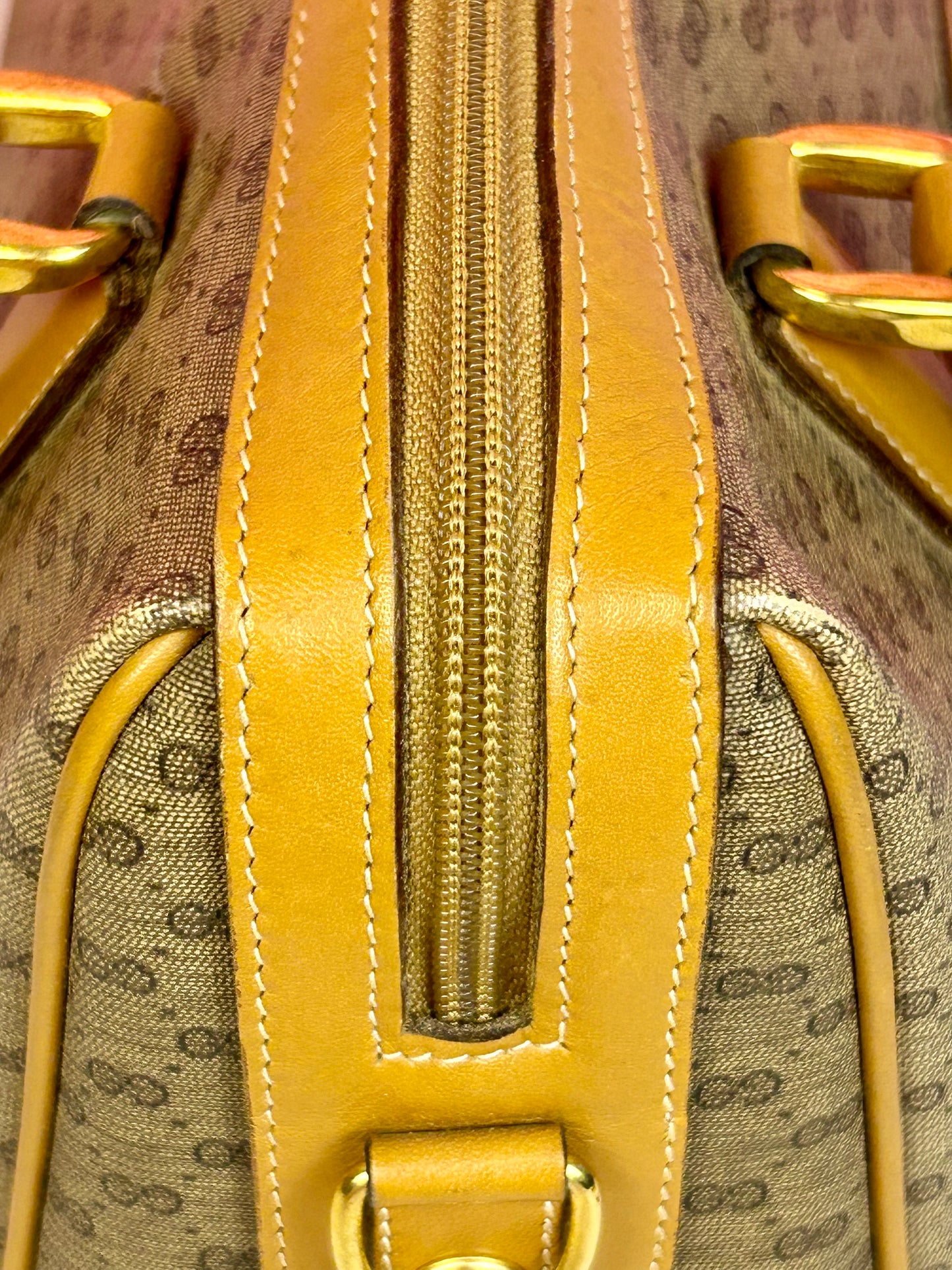 Yellow Micro Gucci Two-Way Shoulder Bag